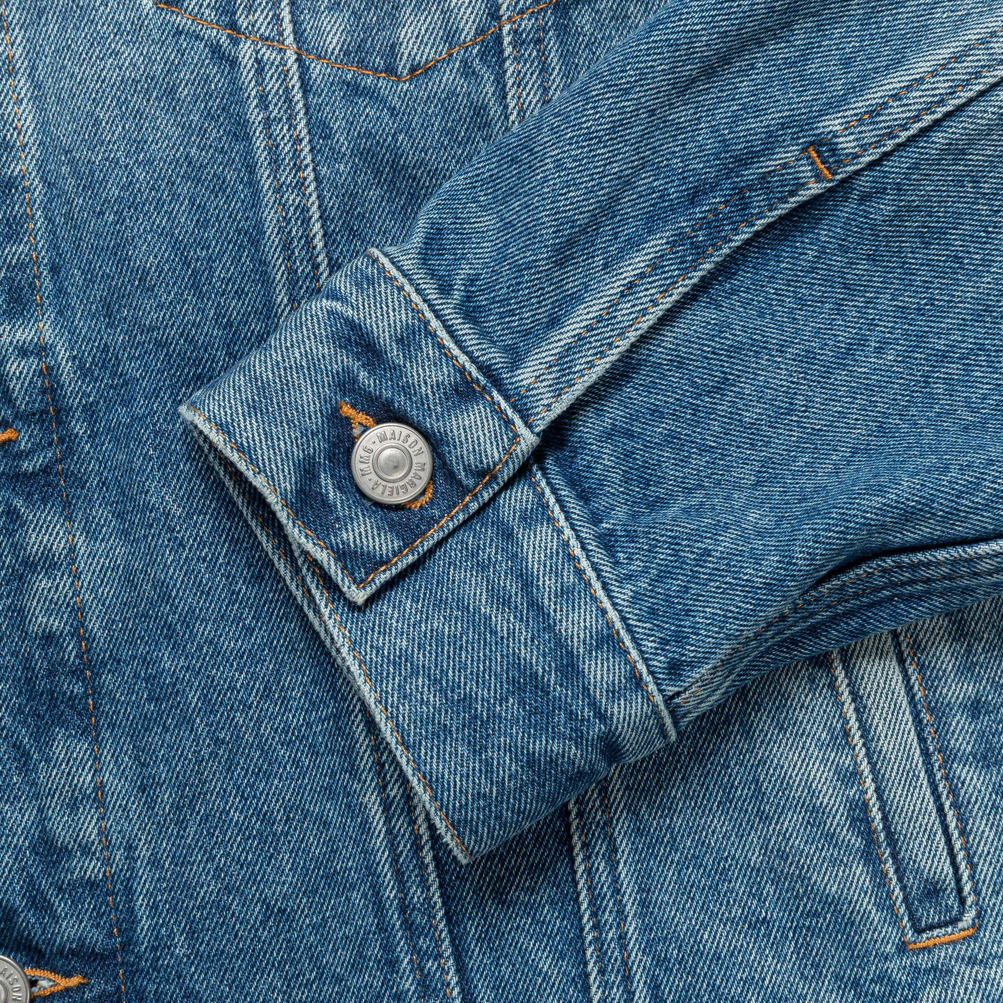 Denim Sports Jacket - Light Blue - Image 5