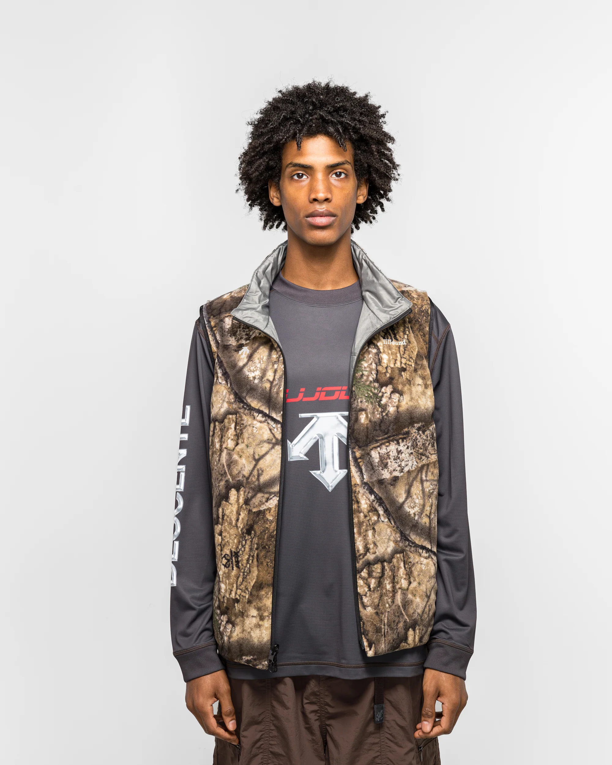 Reversible Vest x JJJJound - Gargoyle - Image 3