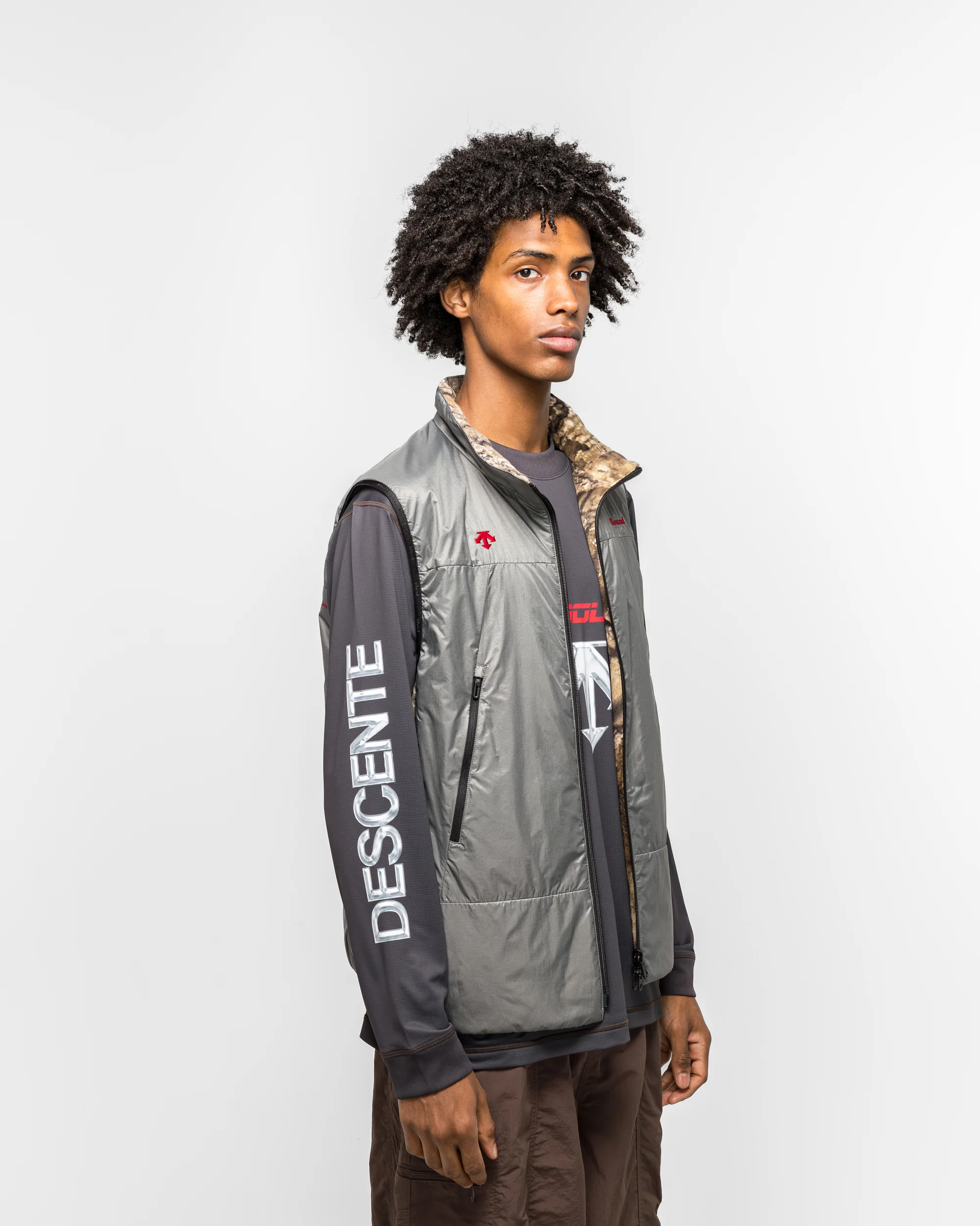 Reversible Vest x JJJJound - Gargoyle - Image 4