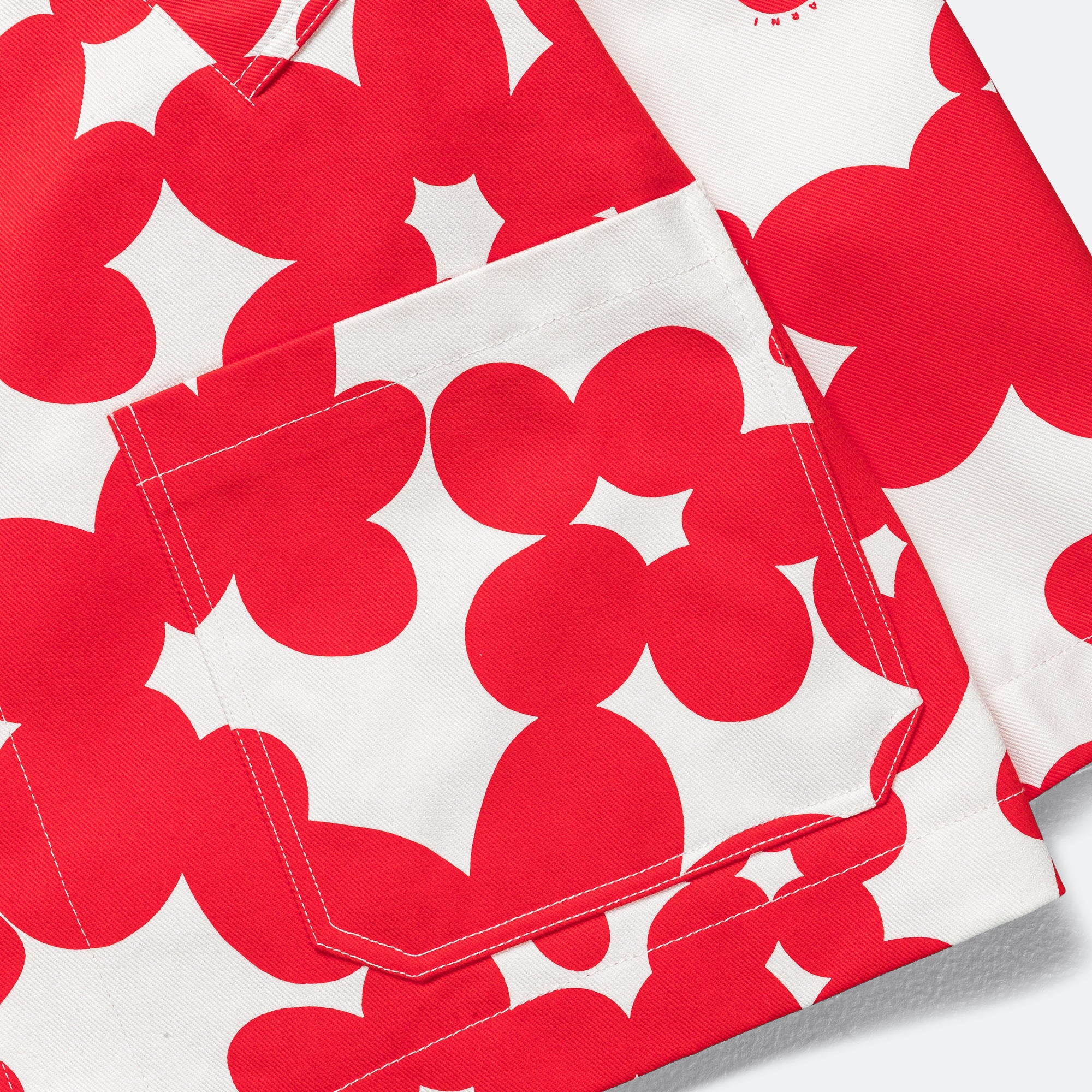 Dillies Gabardine Jacket - Crimson - Image 6