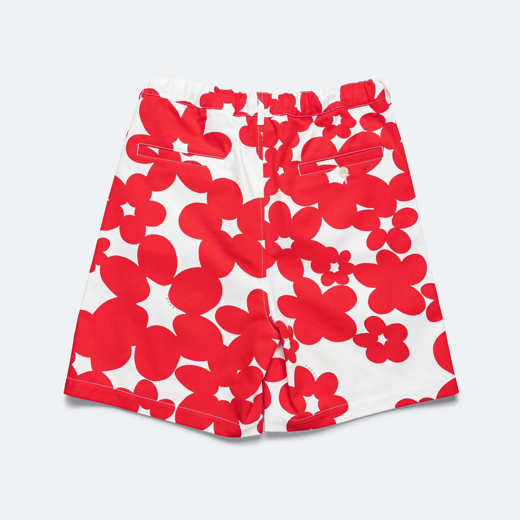 Dillies Gabardine Shorts - Crimson - Image 4