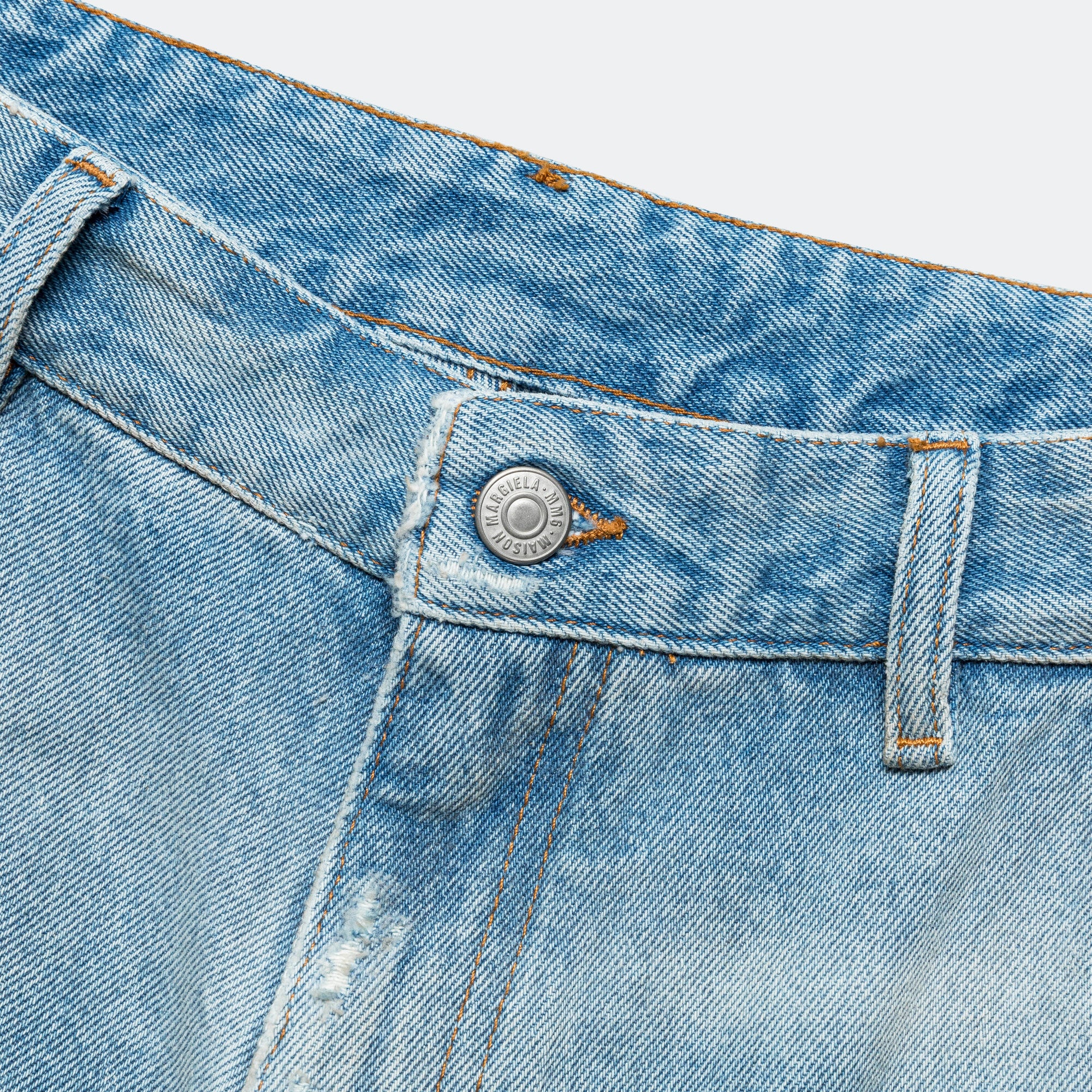 Distressed Wide-Leg Denim - Used Wash - Image 5