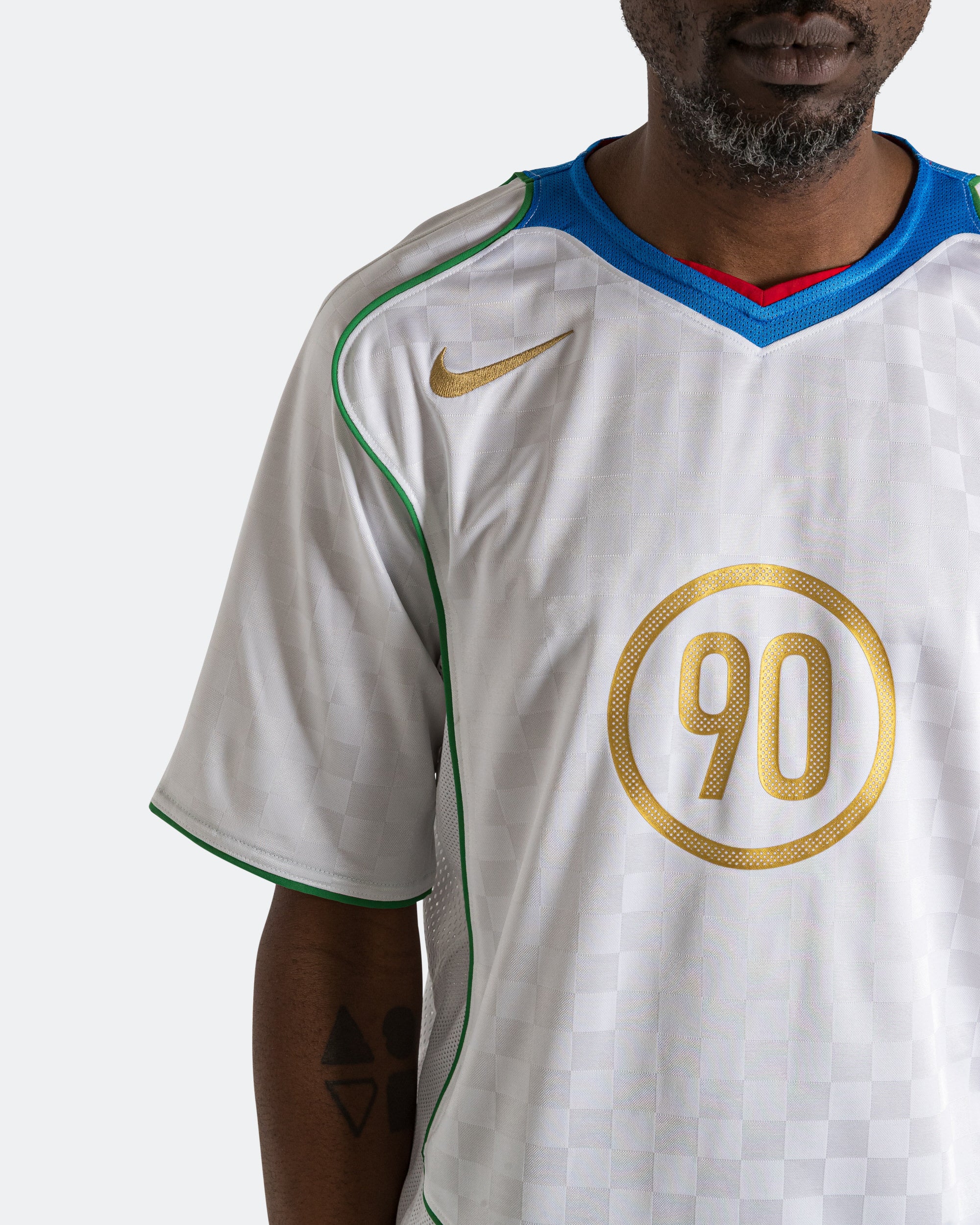 DRI-FIT T90 Energy Jersey - White/Blue-Red - Image 4