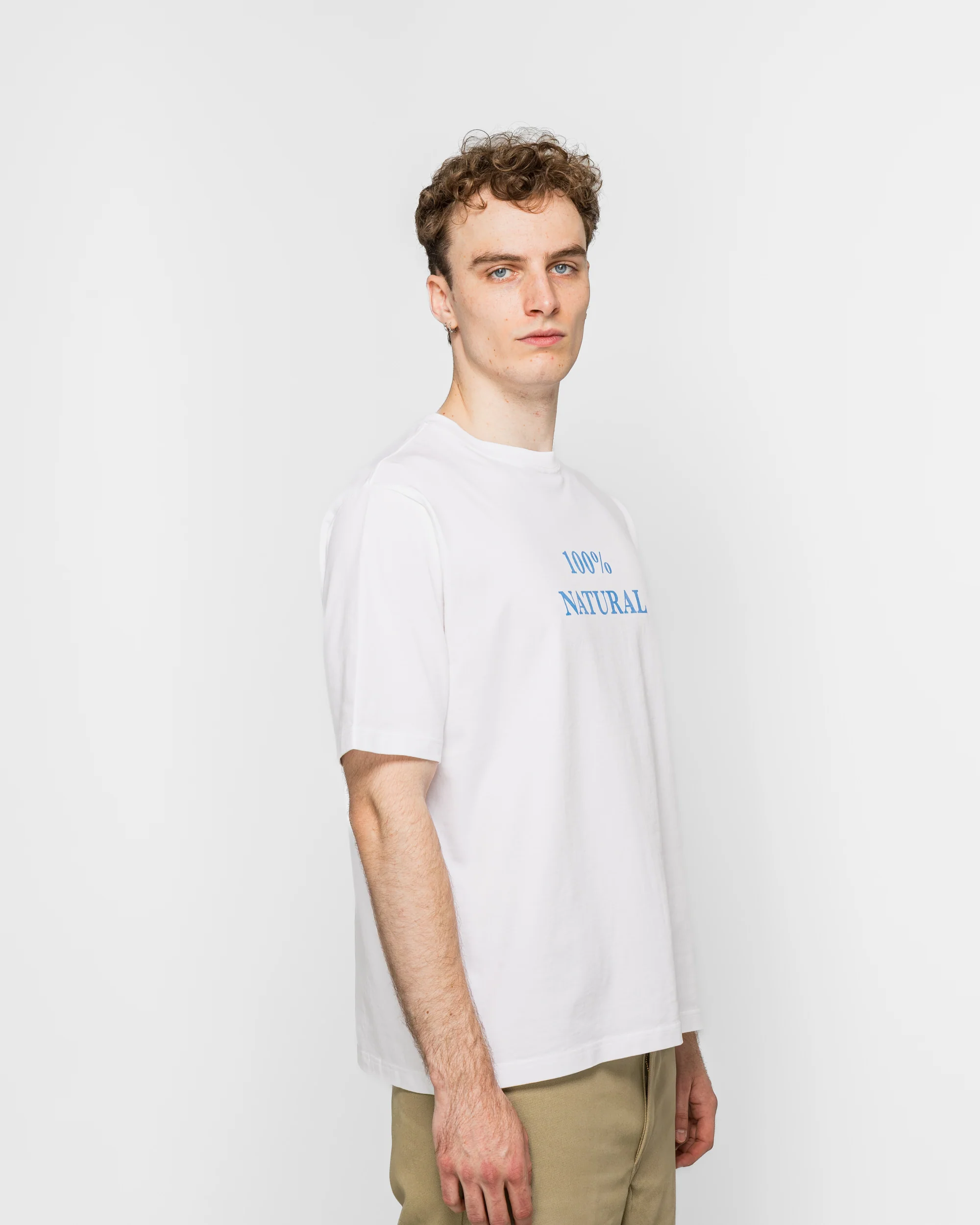 100% Natural T-Shirt - White - Image 3