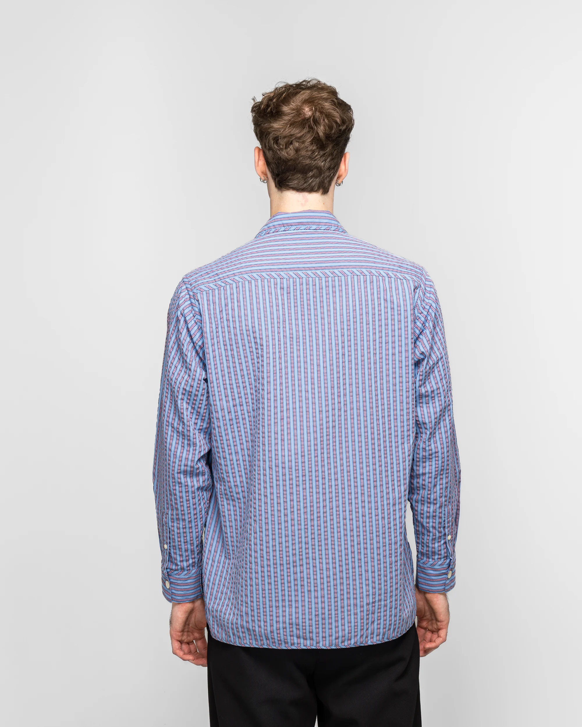 The Gardeners Shirt - Sunset Seersucker - Image 4