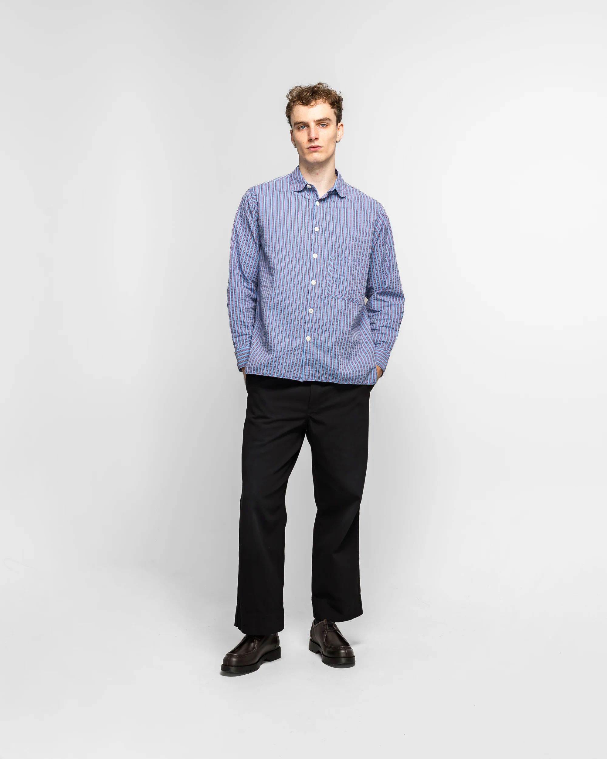 The Gardeners Shirt - Sunset Seersucker - Image 6