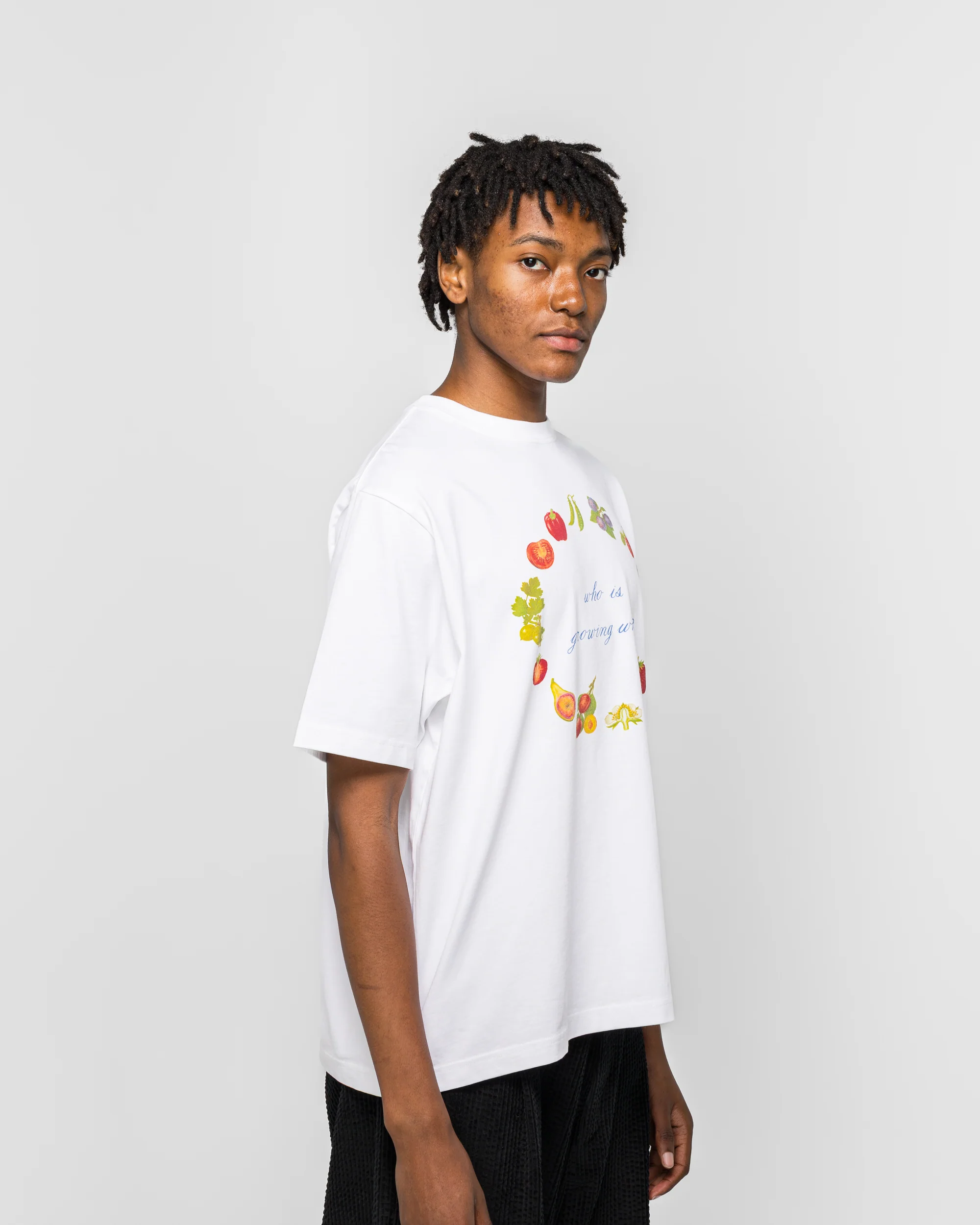 Who Is Growing Who T-Shirt - White - Image 3