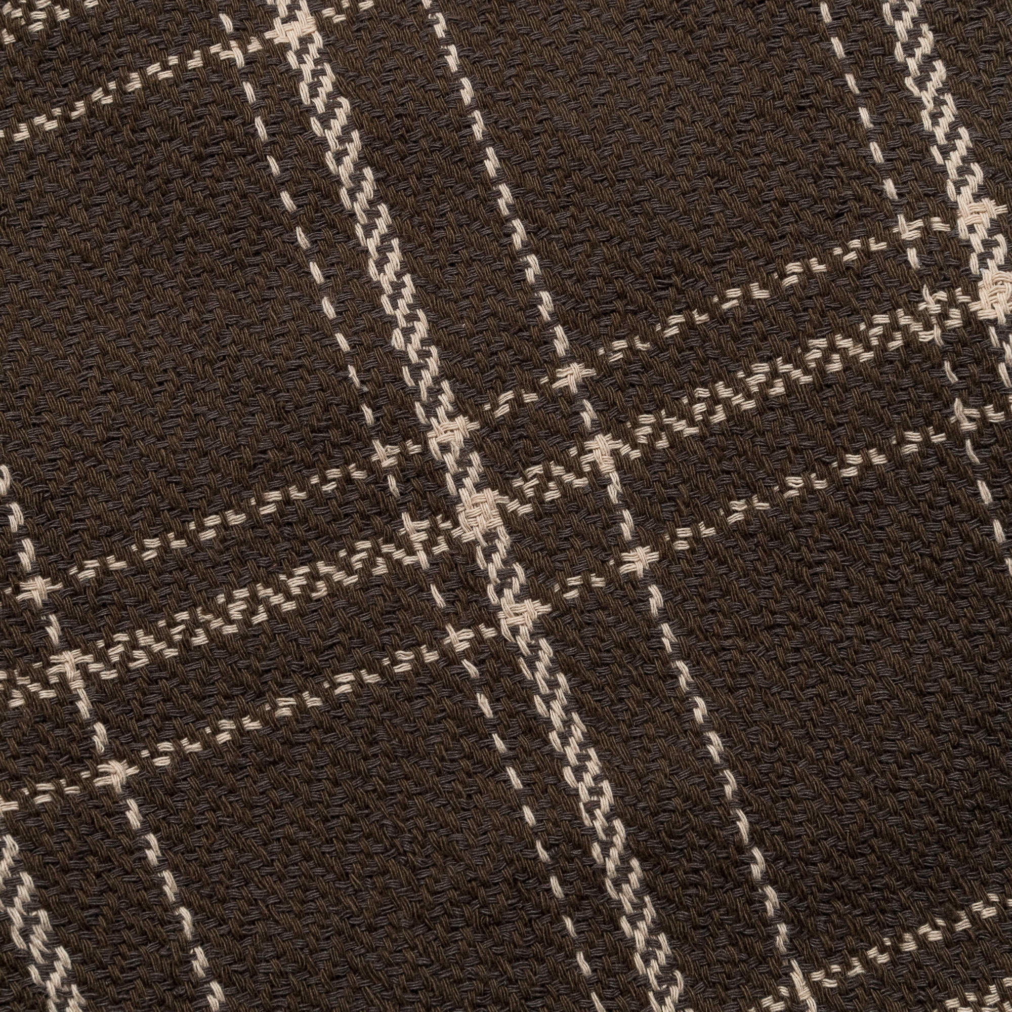 Easy Shorts Loose Weave Plaid - Brown - Image 5