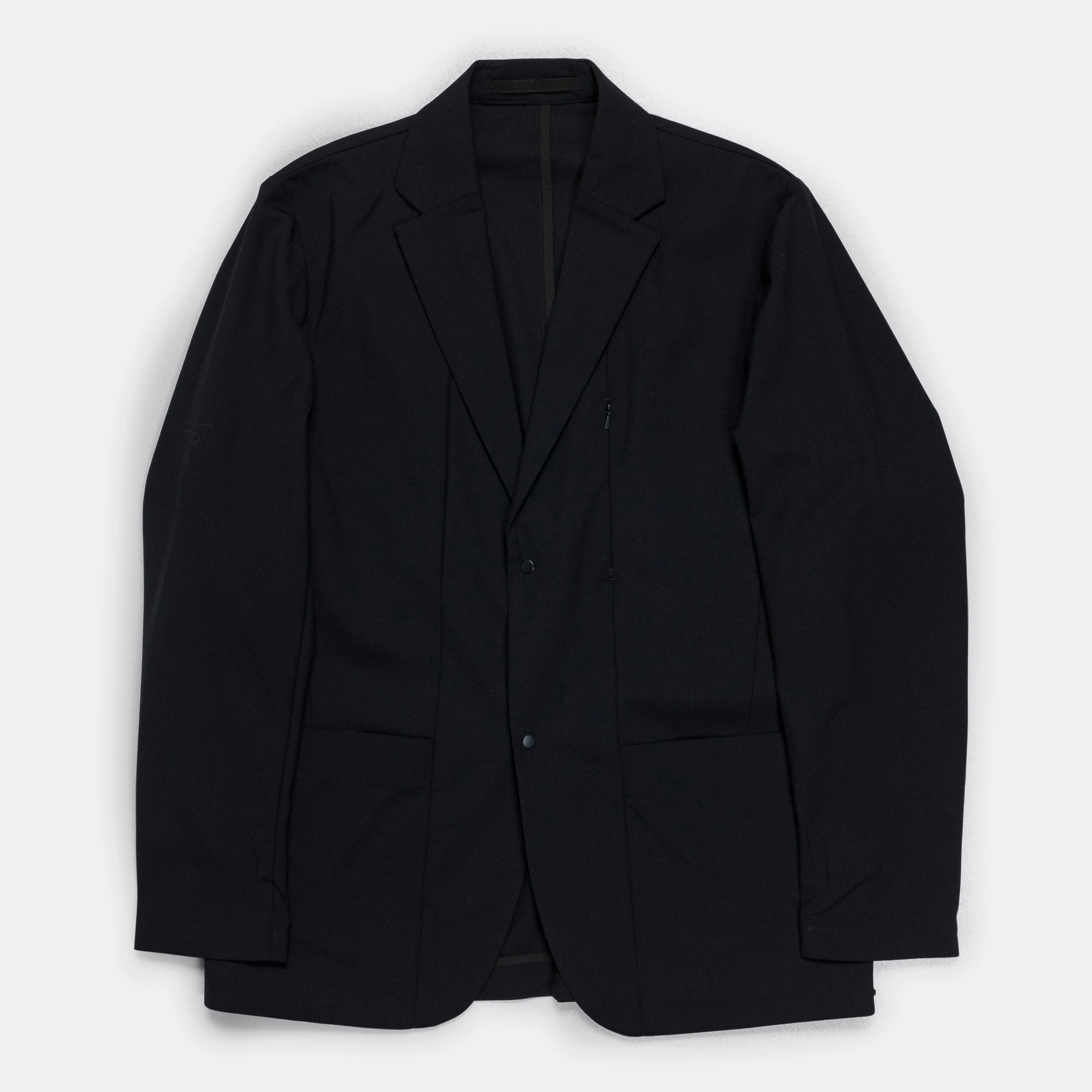 Emil Cordura Tech Wool Blazer - Dark Navy