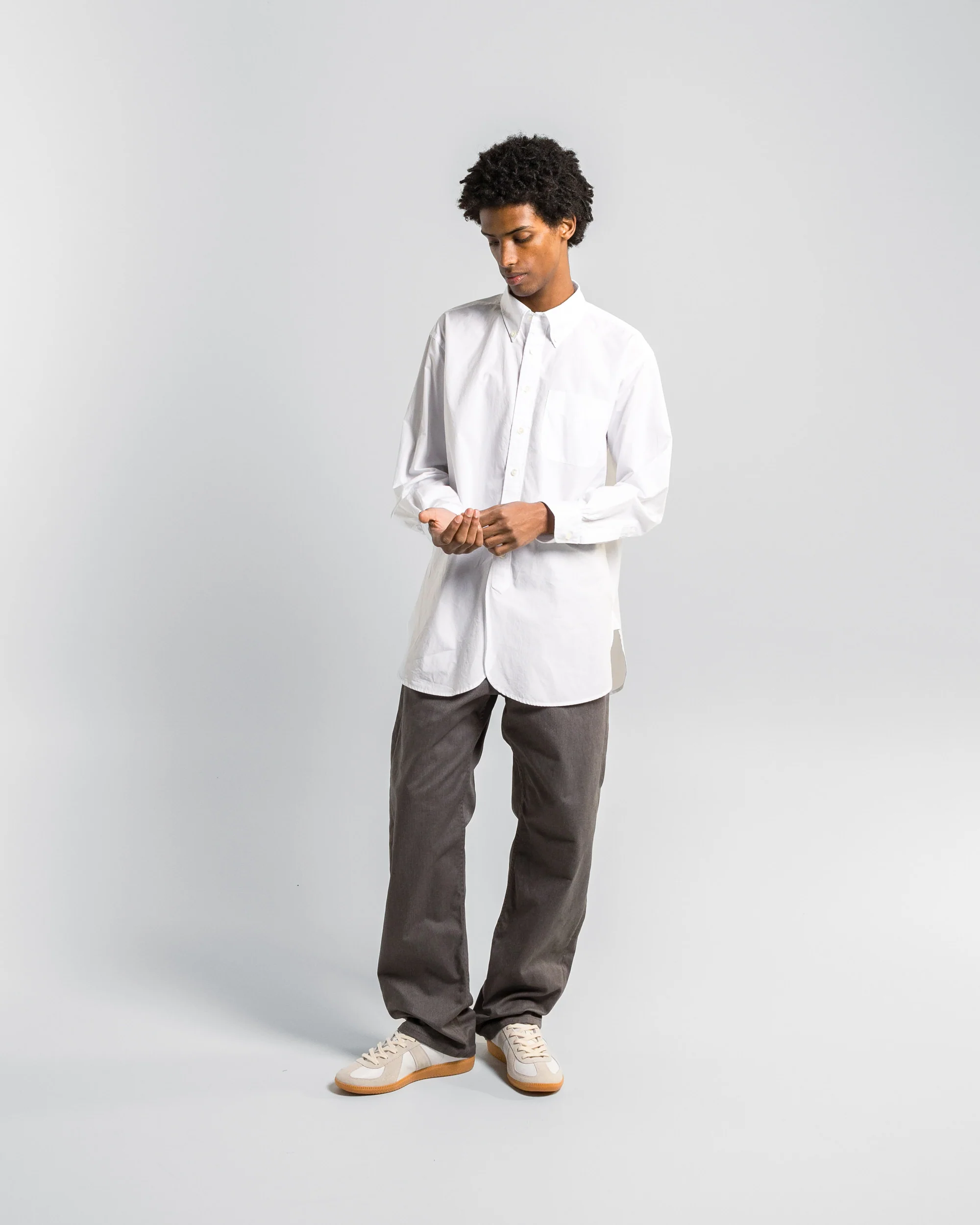 19 Century BD Shirt -  White 100's 2Ply Broadcloth - Image 5