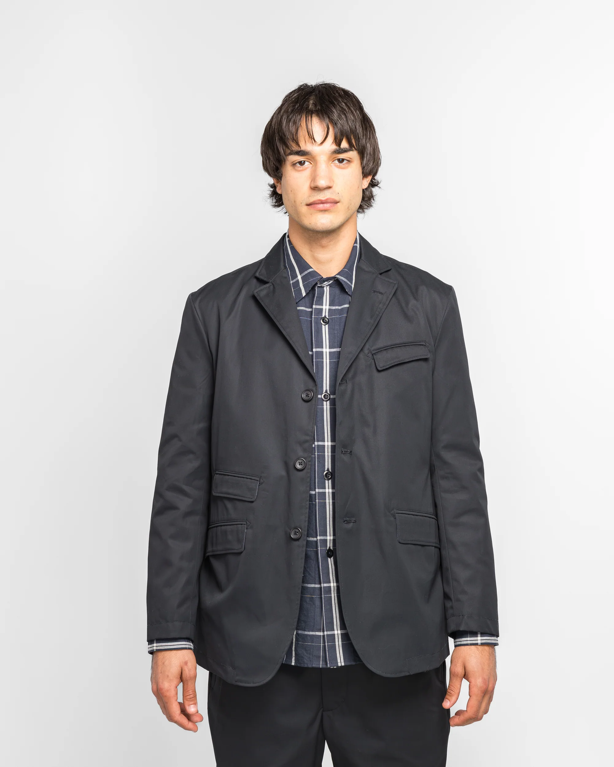 Andover Jacket - Dark Navy Cotton Ventile Twill - Image 2