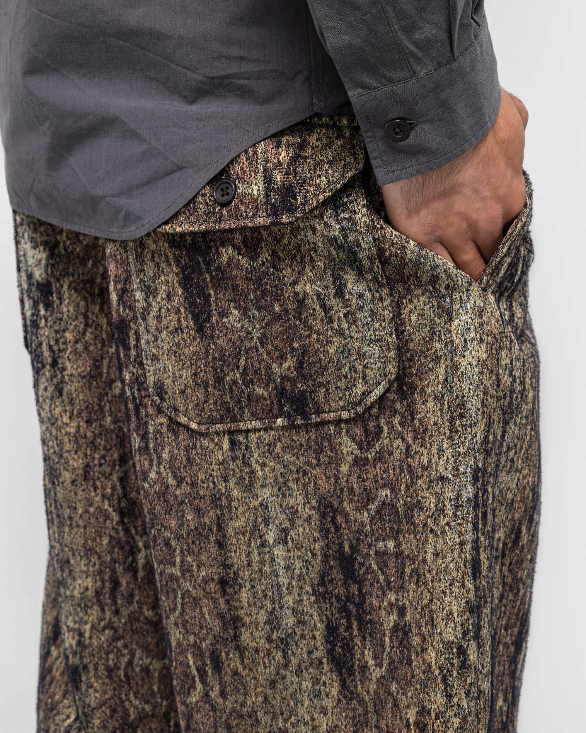Carlyle Pant - Gold Wood Camo Jacquard - Image 5