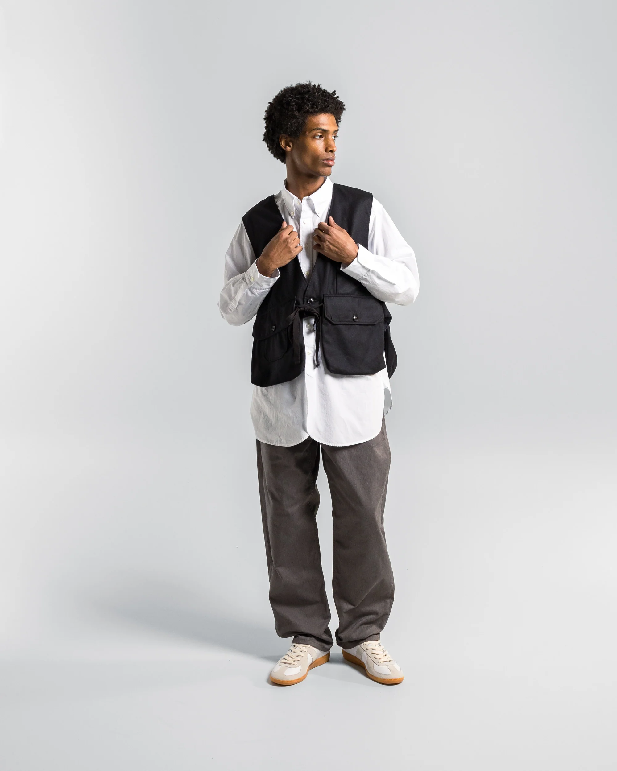 Fowl Vest - Dark Navy High Count Worsted Wool - Image 6