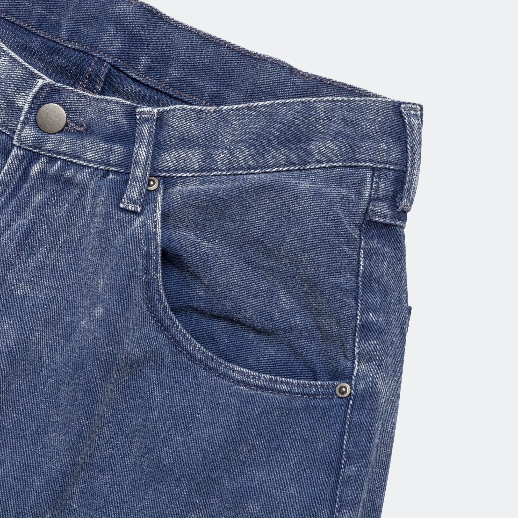 Faded Cargo Shorts - Blue - Image 3