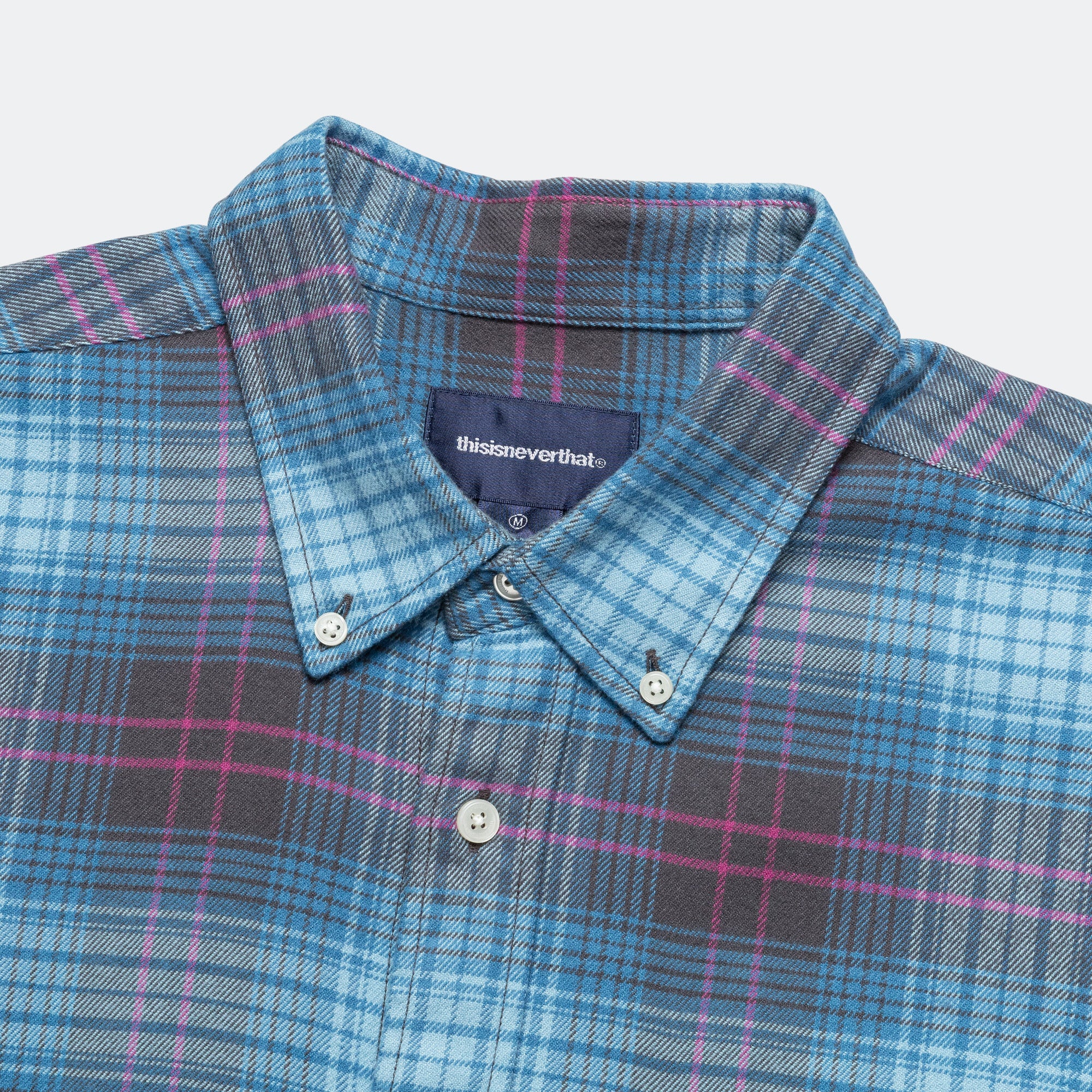 Flannel Check Shirt - Blue - Image 2