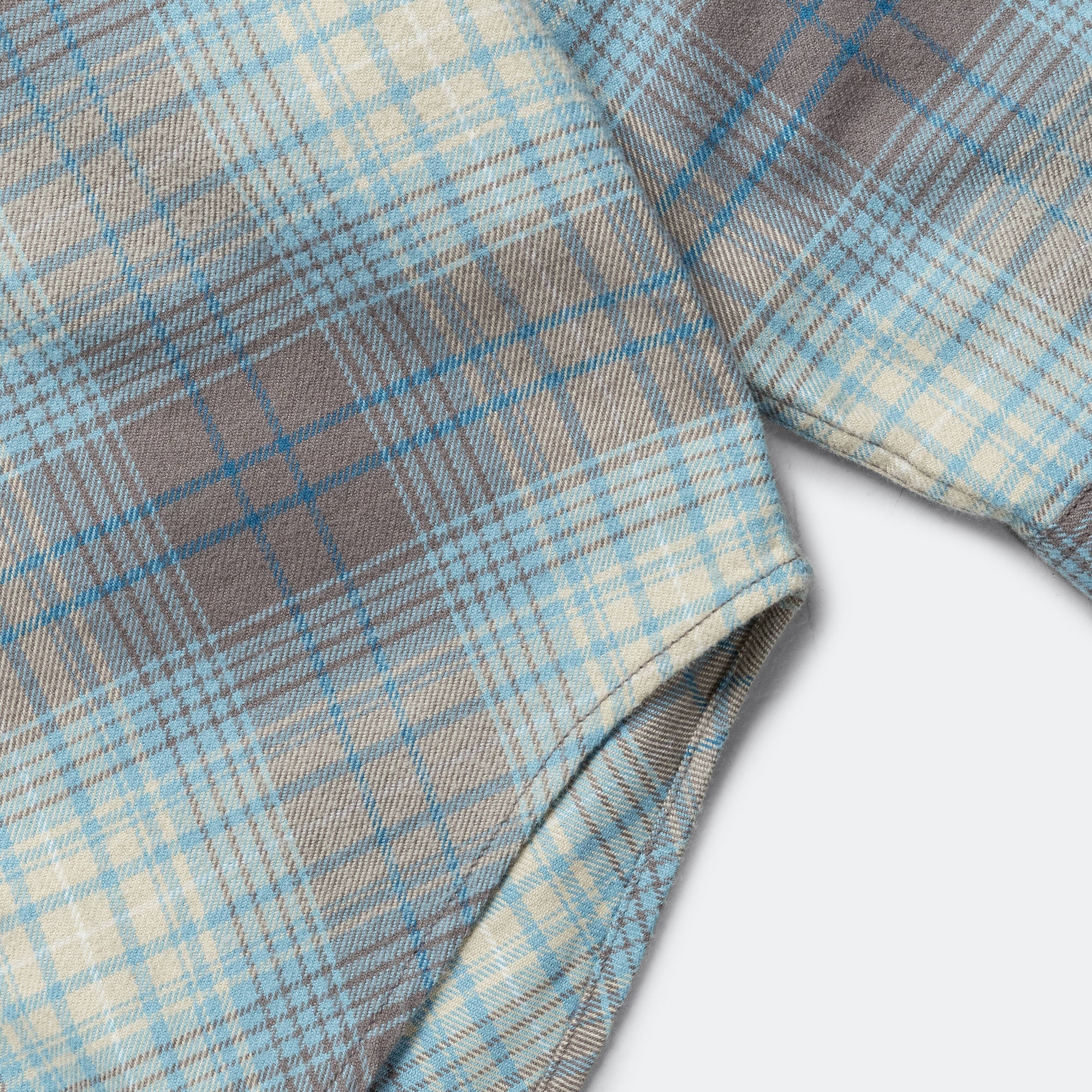 Flannel Check Shirt - Brown - Image 6