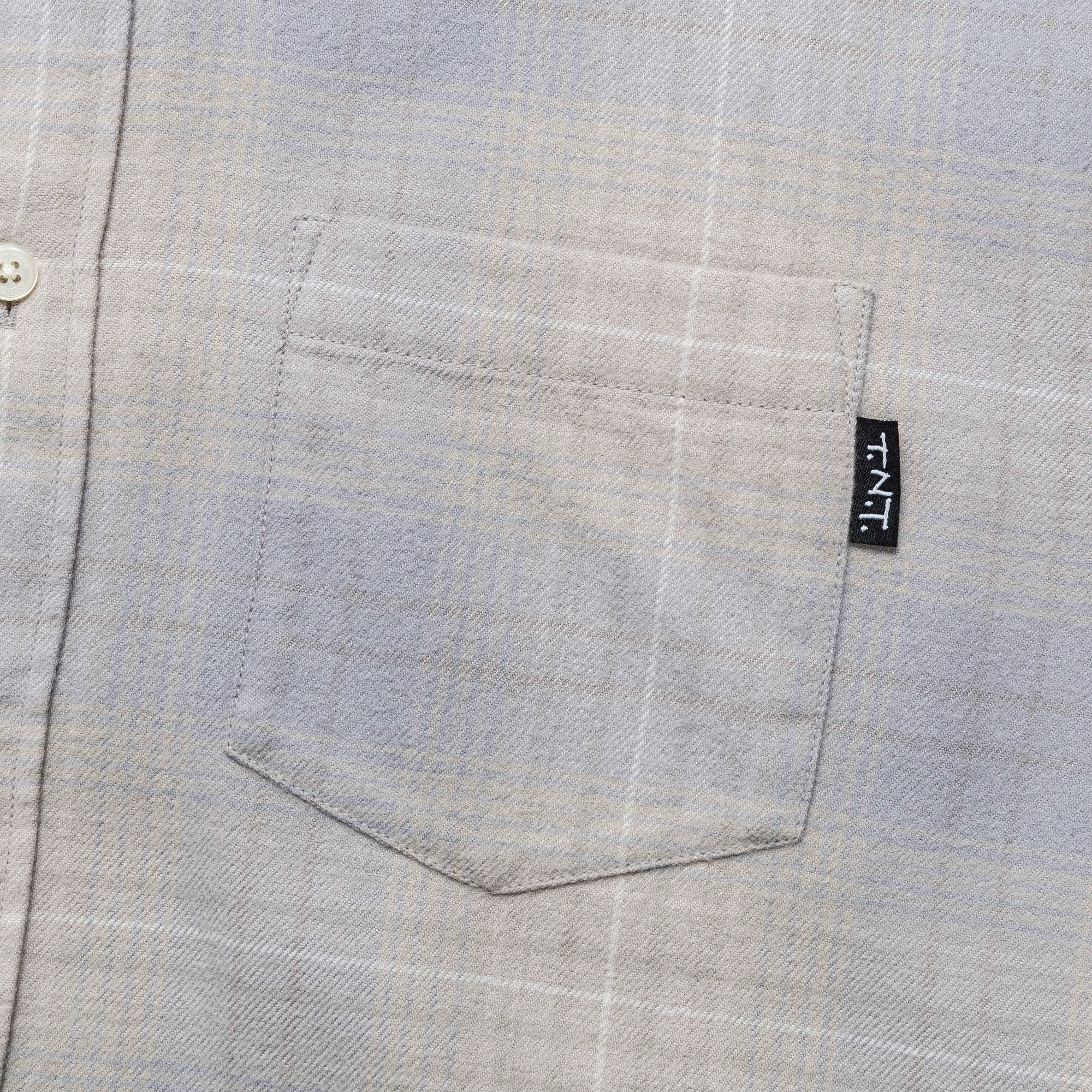 Flannel Check Shirt - Grey - Image 3