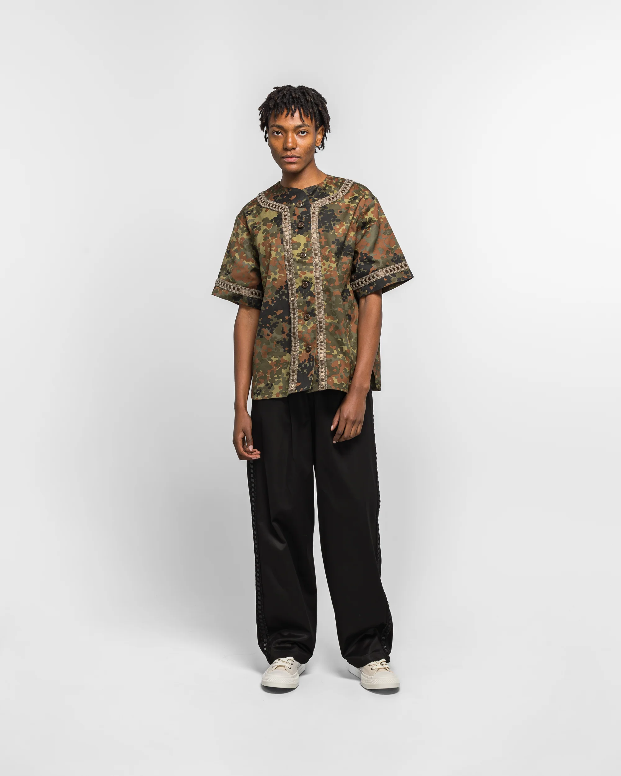 Braided Baseball Shirt - Camo - Image 6