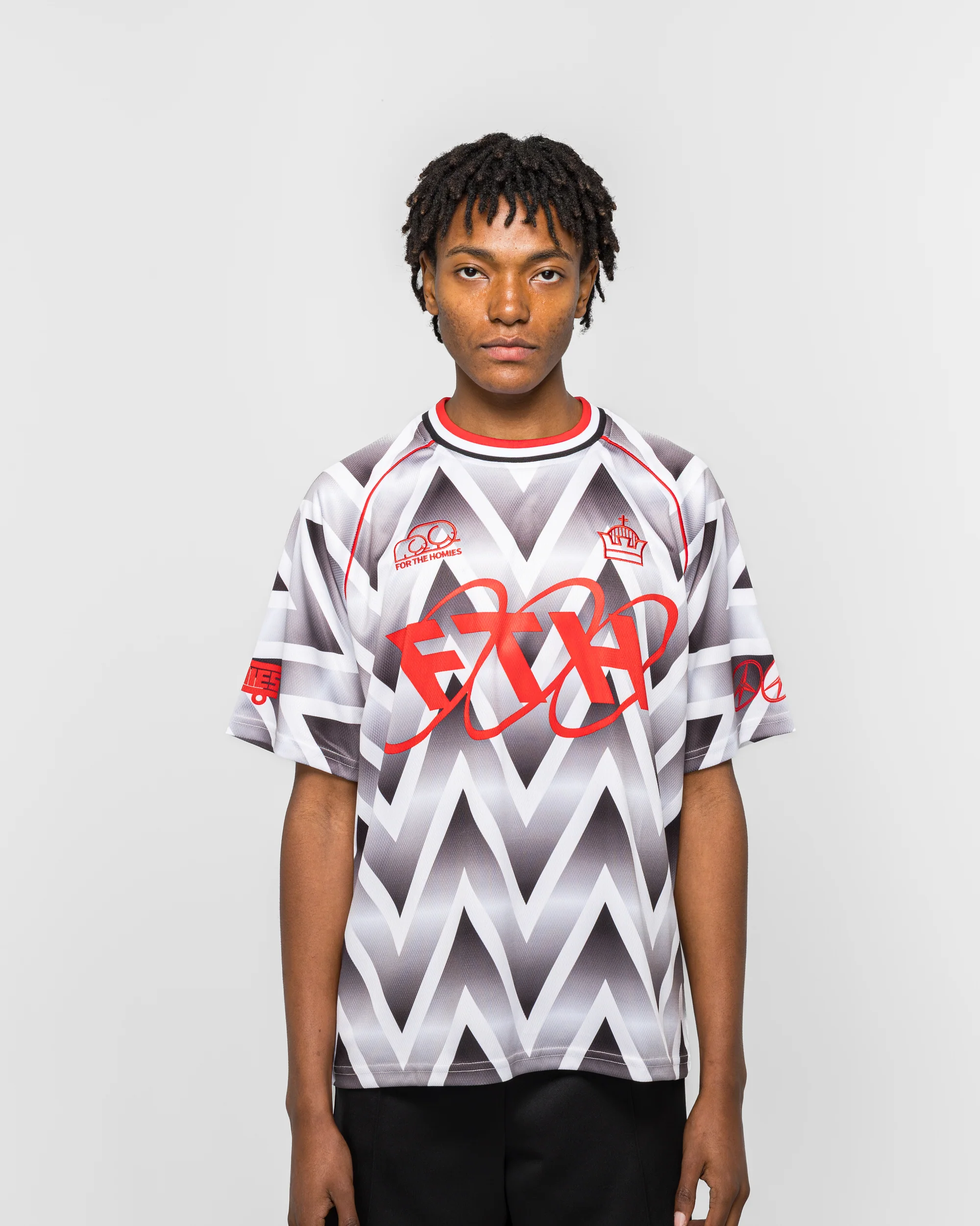 Bruised Soccer Jersey - White - Image 2
