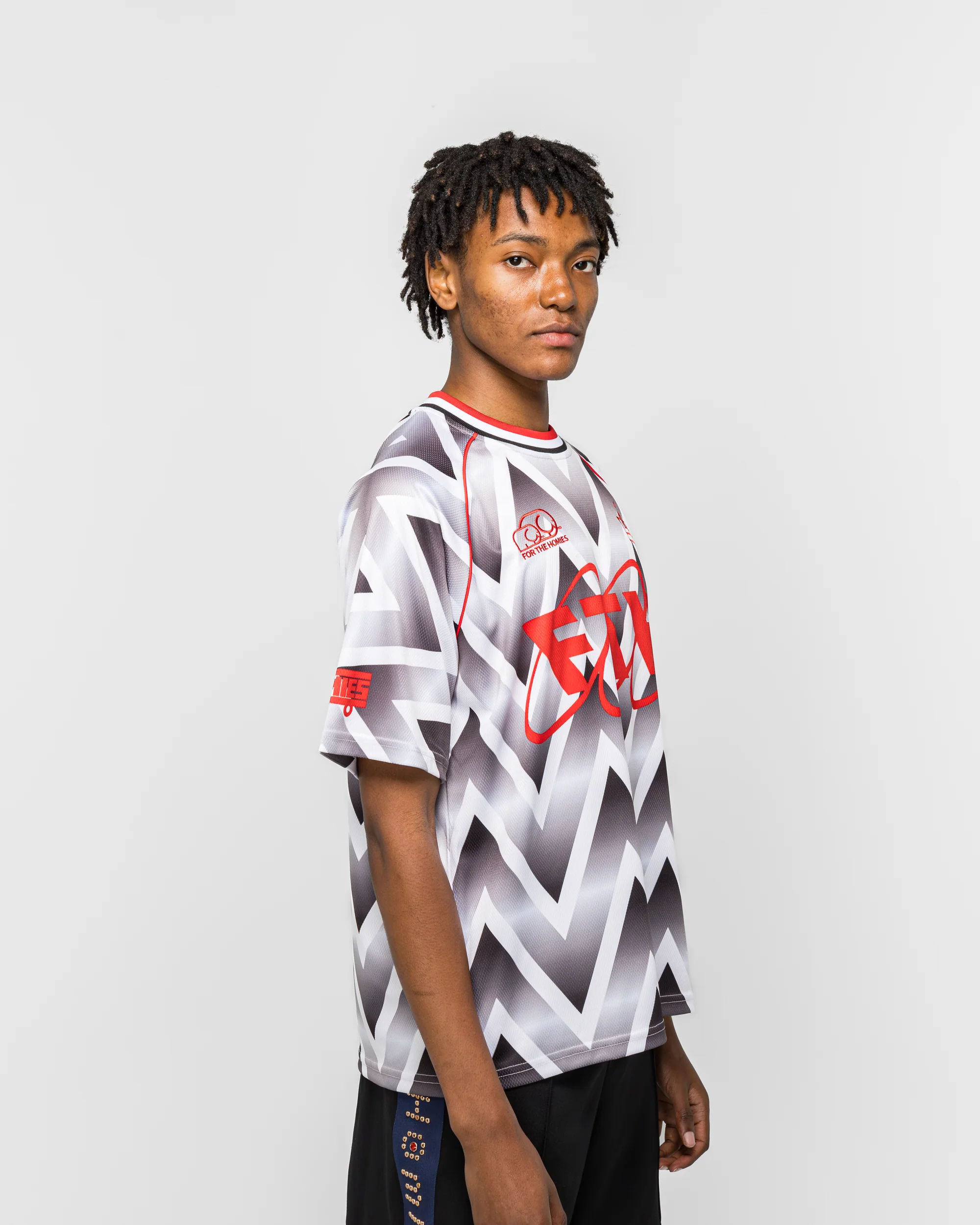 Bruised Soccer Jersey - White - Image 3