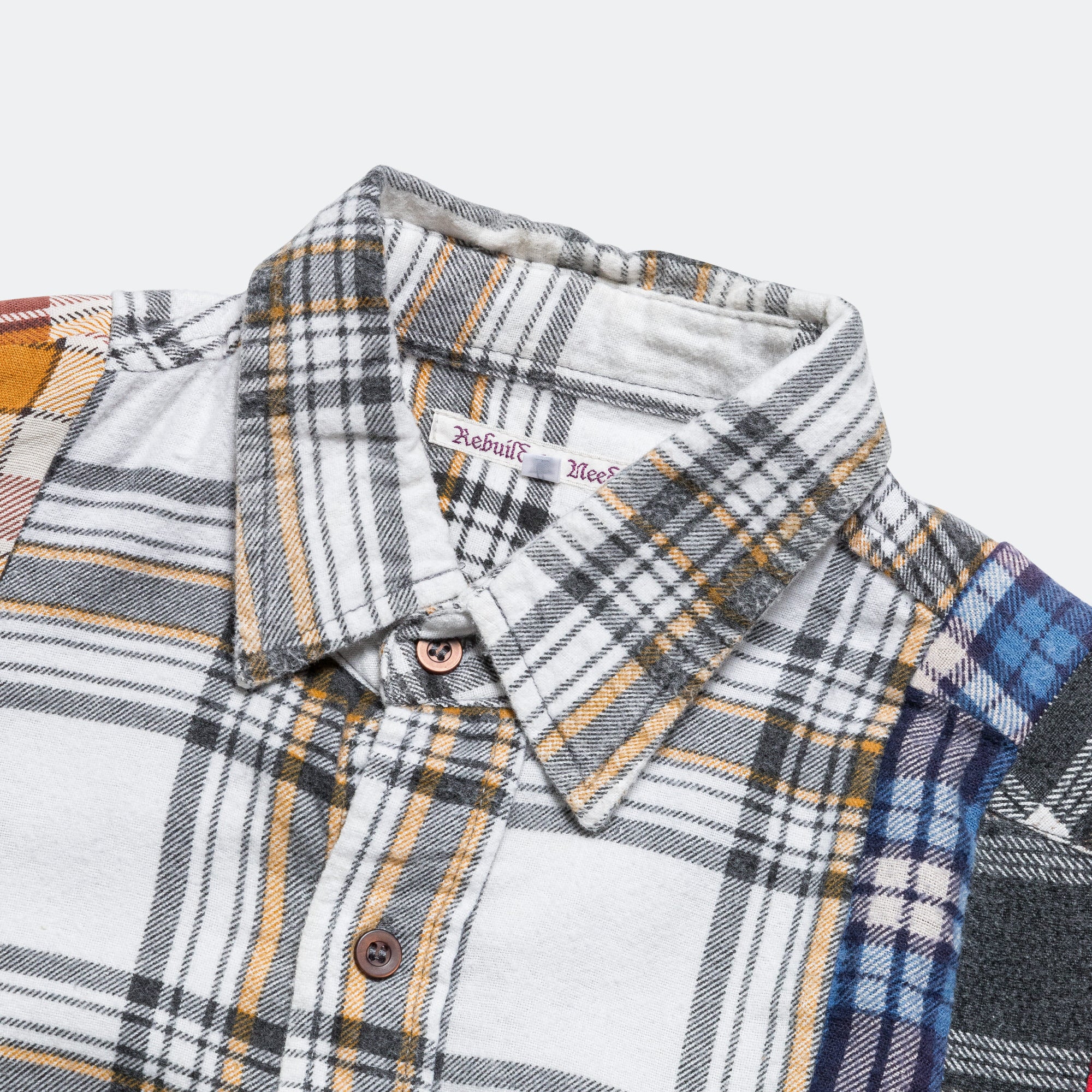 FW24 Rebuild Flannel 7 Cuts Shirt - X-Small #1 - Image 2