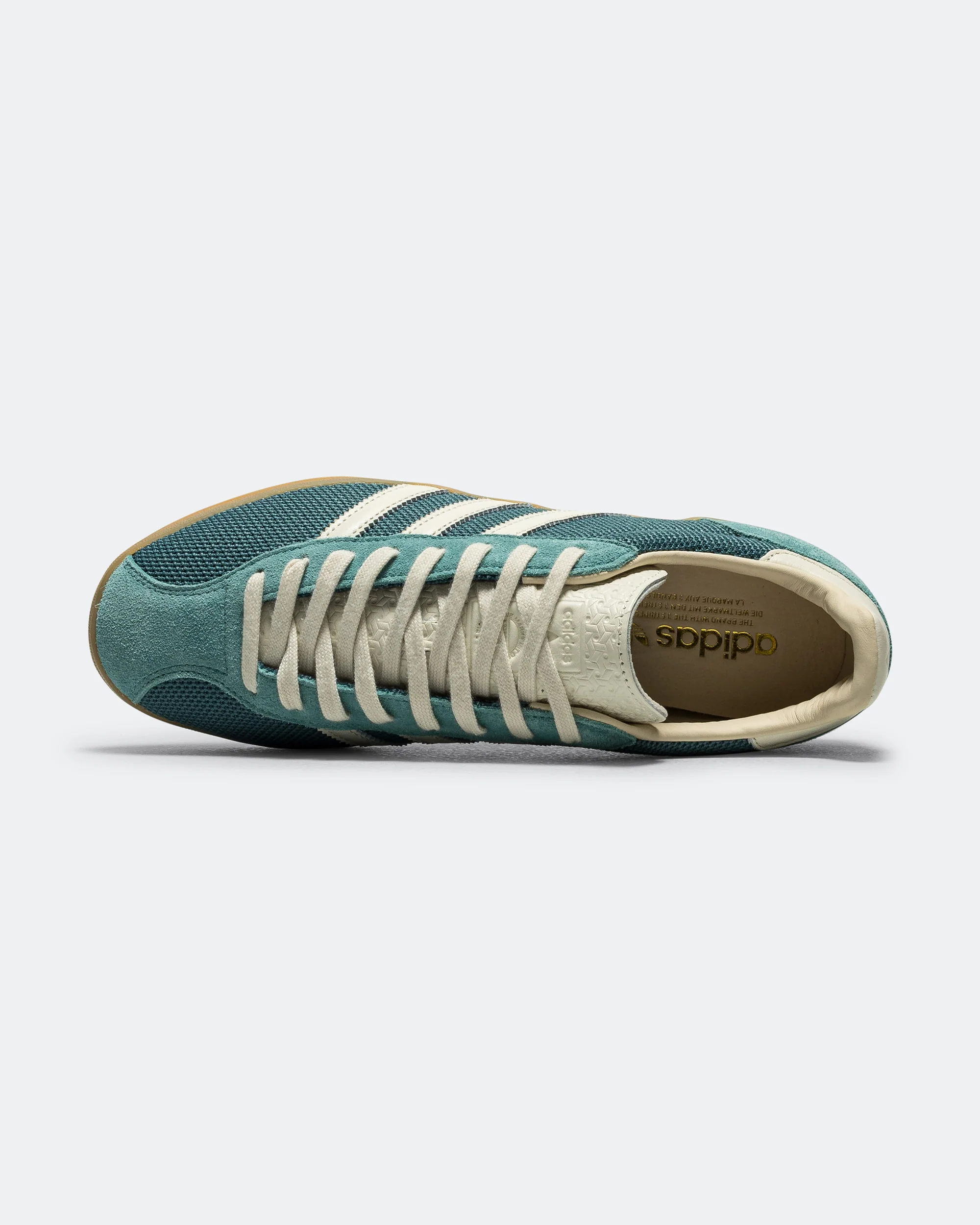 Gazelle Indoor - Preloved Teal/Off White-Warm Sandstone - Image 4