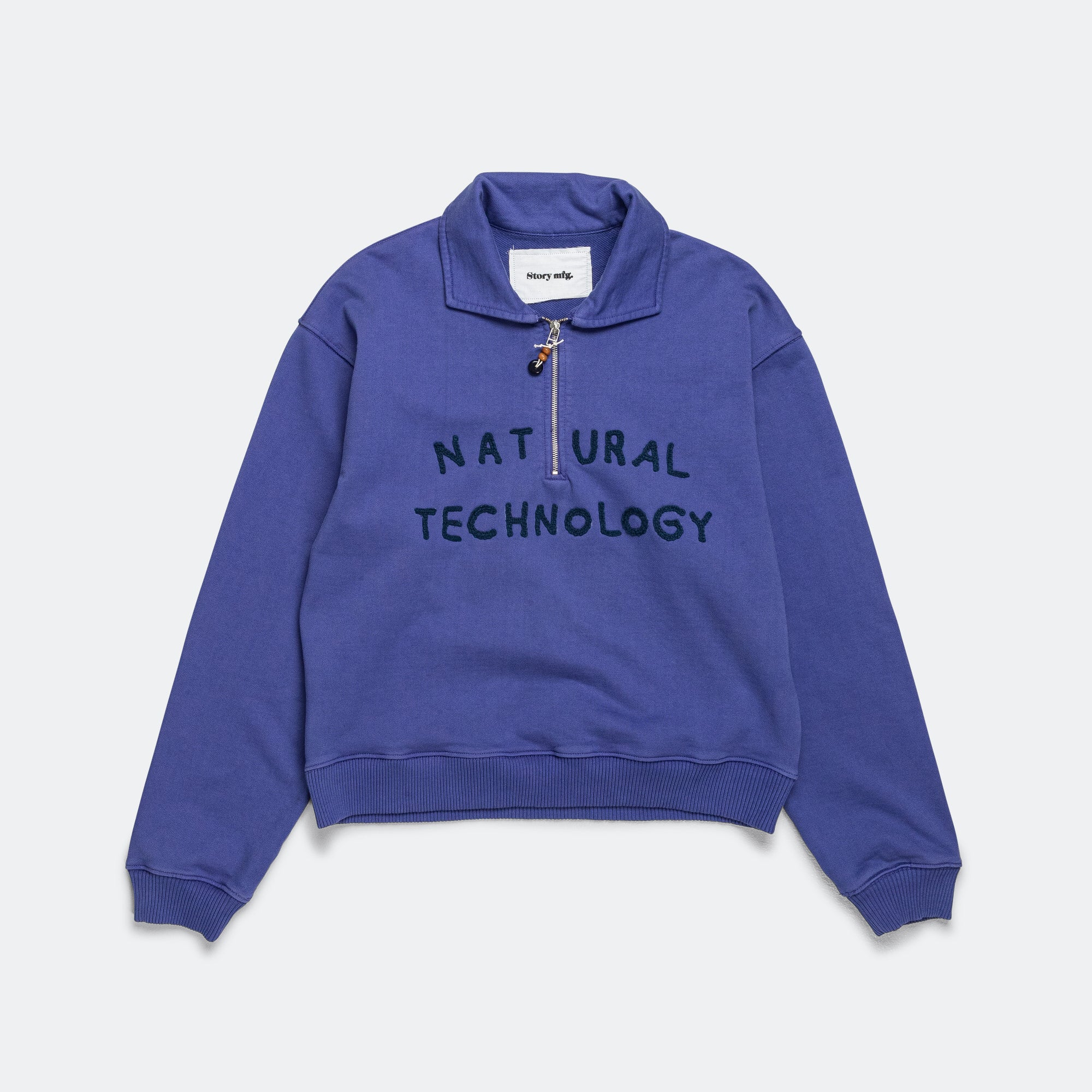 Geo Pullover - Purple Jersey Sweat