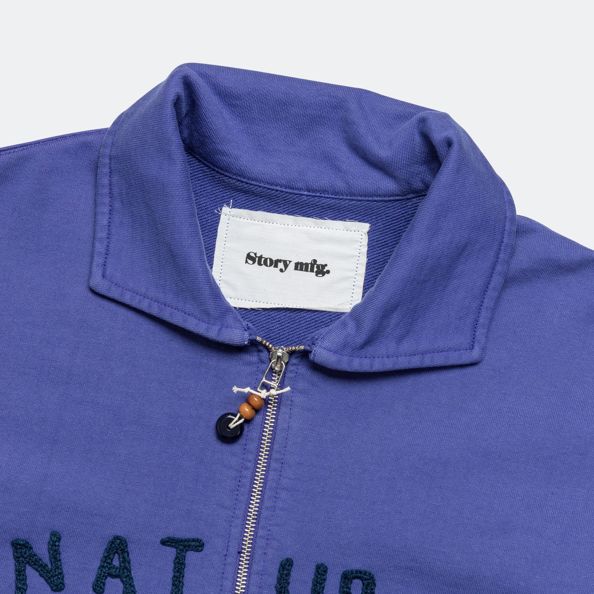 Geo Pullover - Purple Jersey Sweat - Image 2