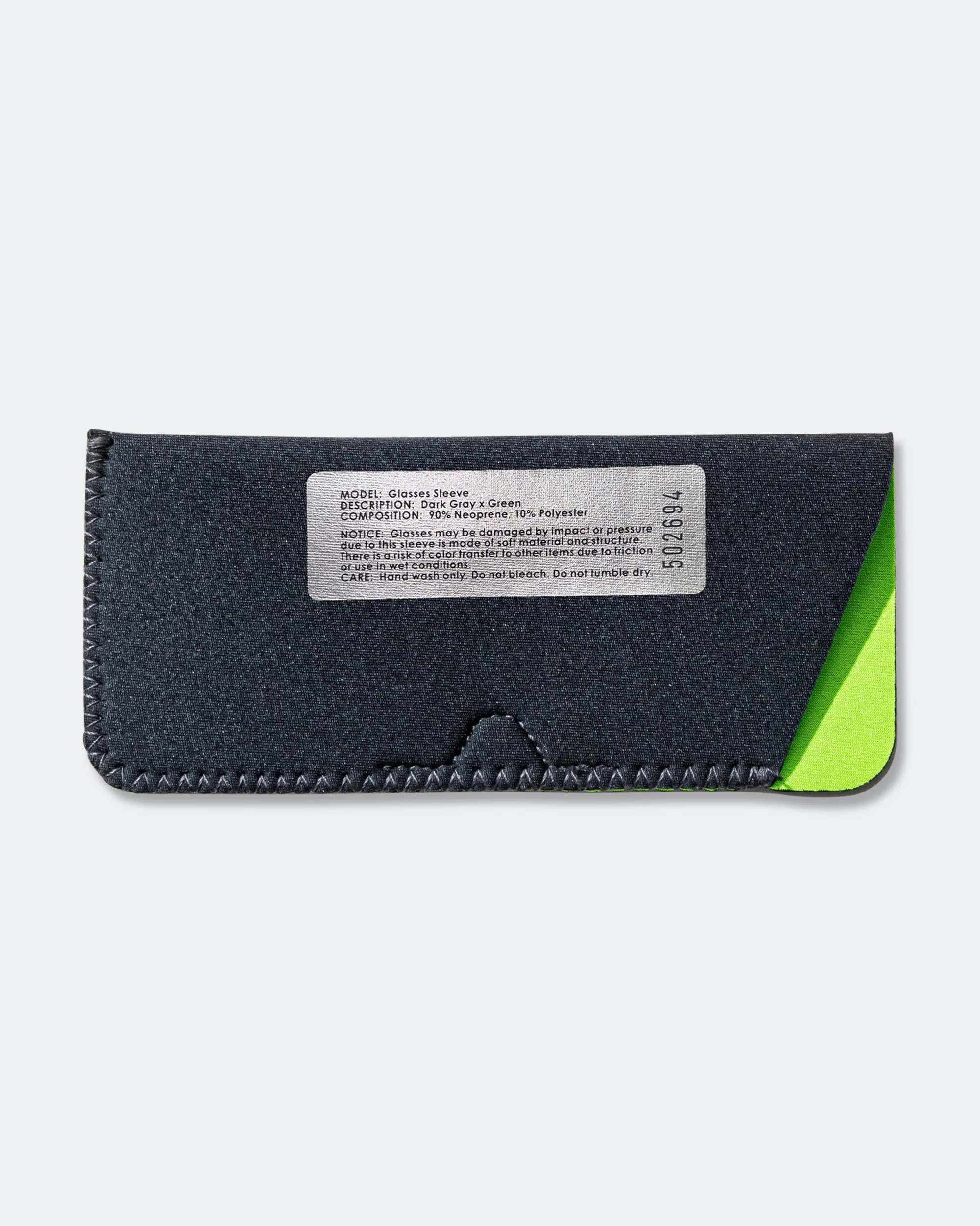 Glasses Sleeve - Dark Grey/Green