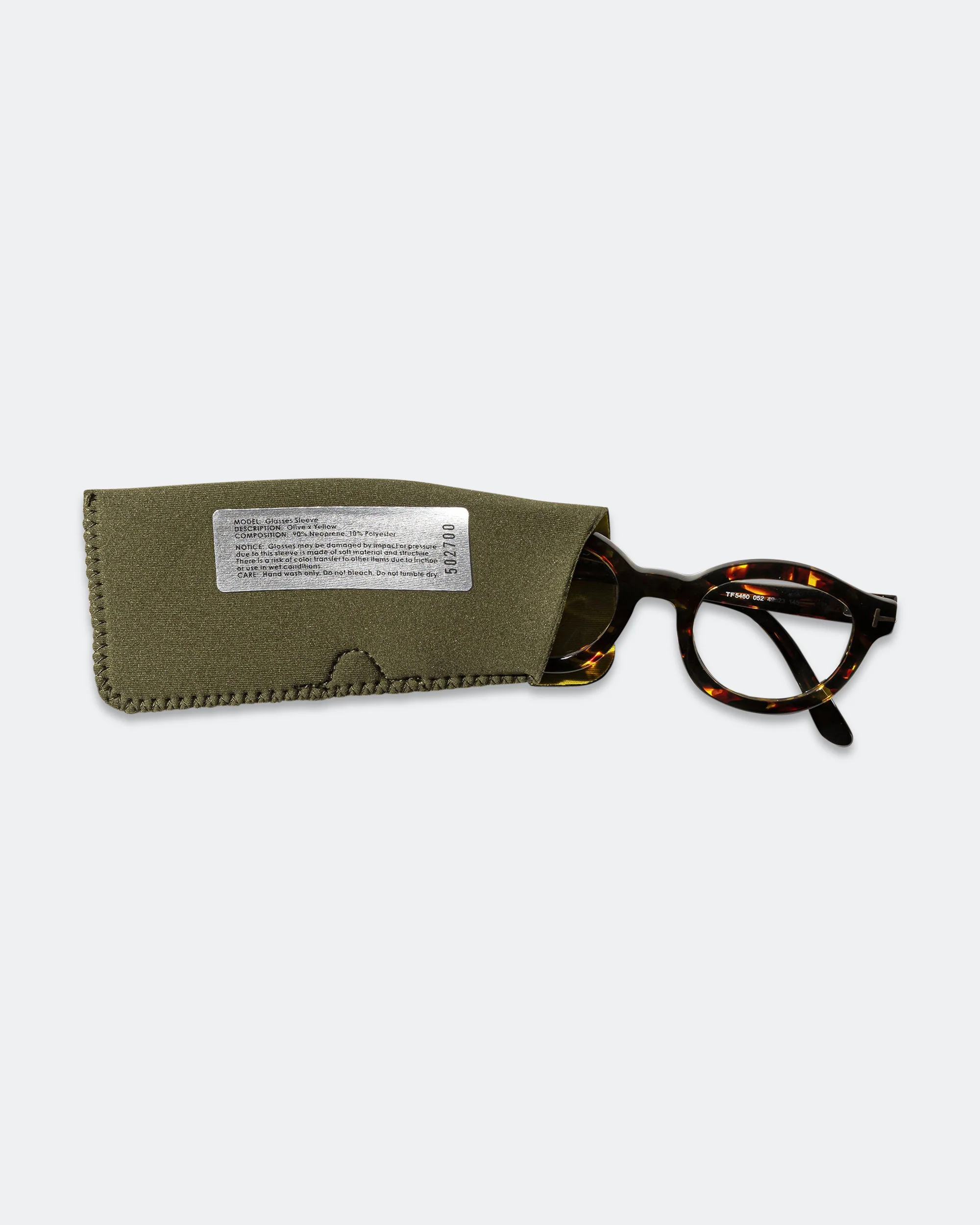 Glasses Sleeve - Olive/Yellow - Image 2