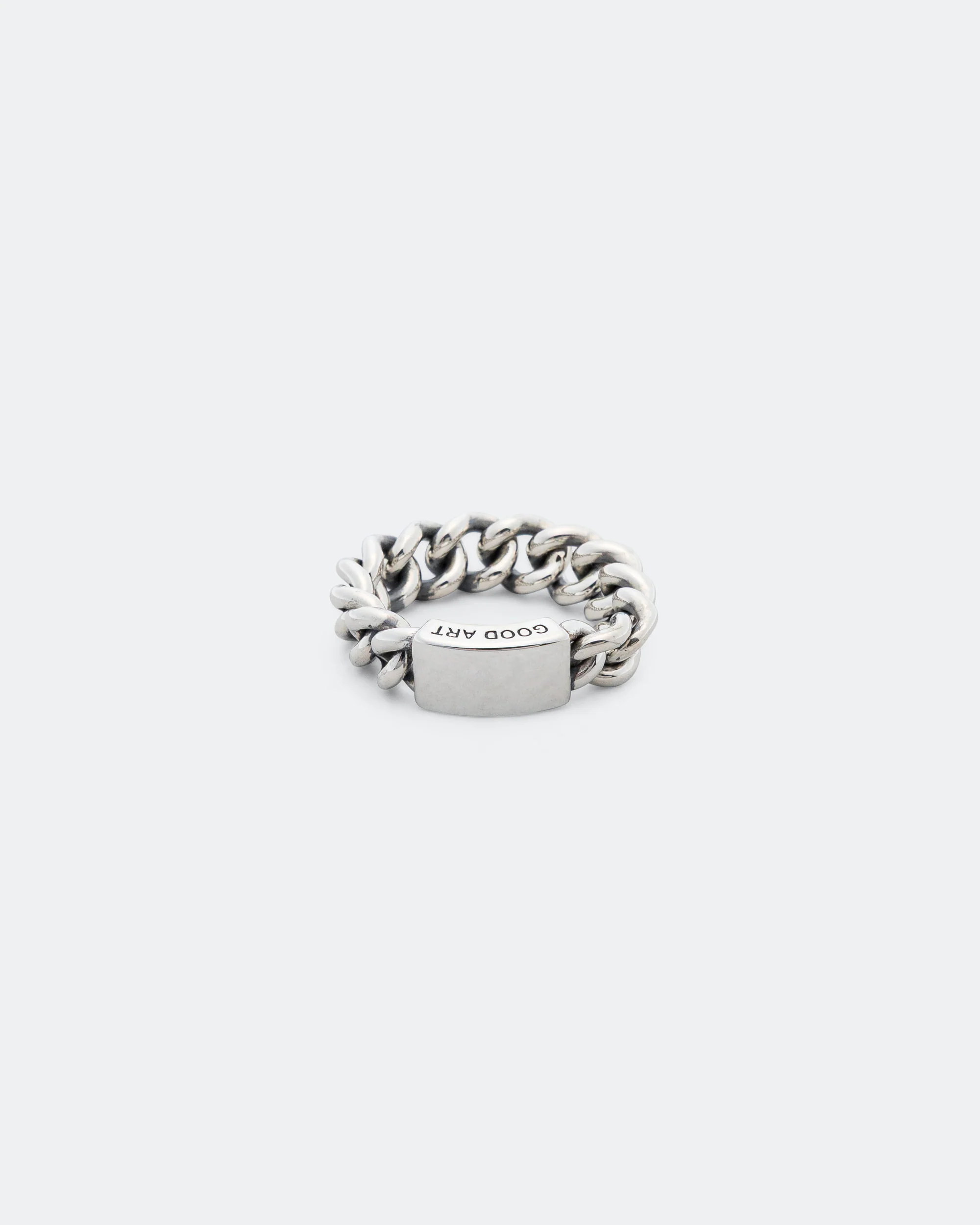 Curb Chain ID Ring - Smooth - A