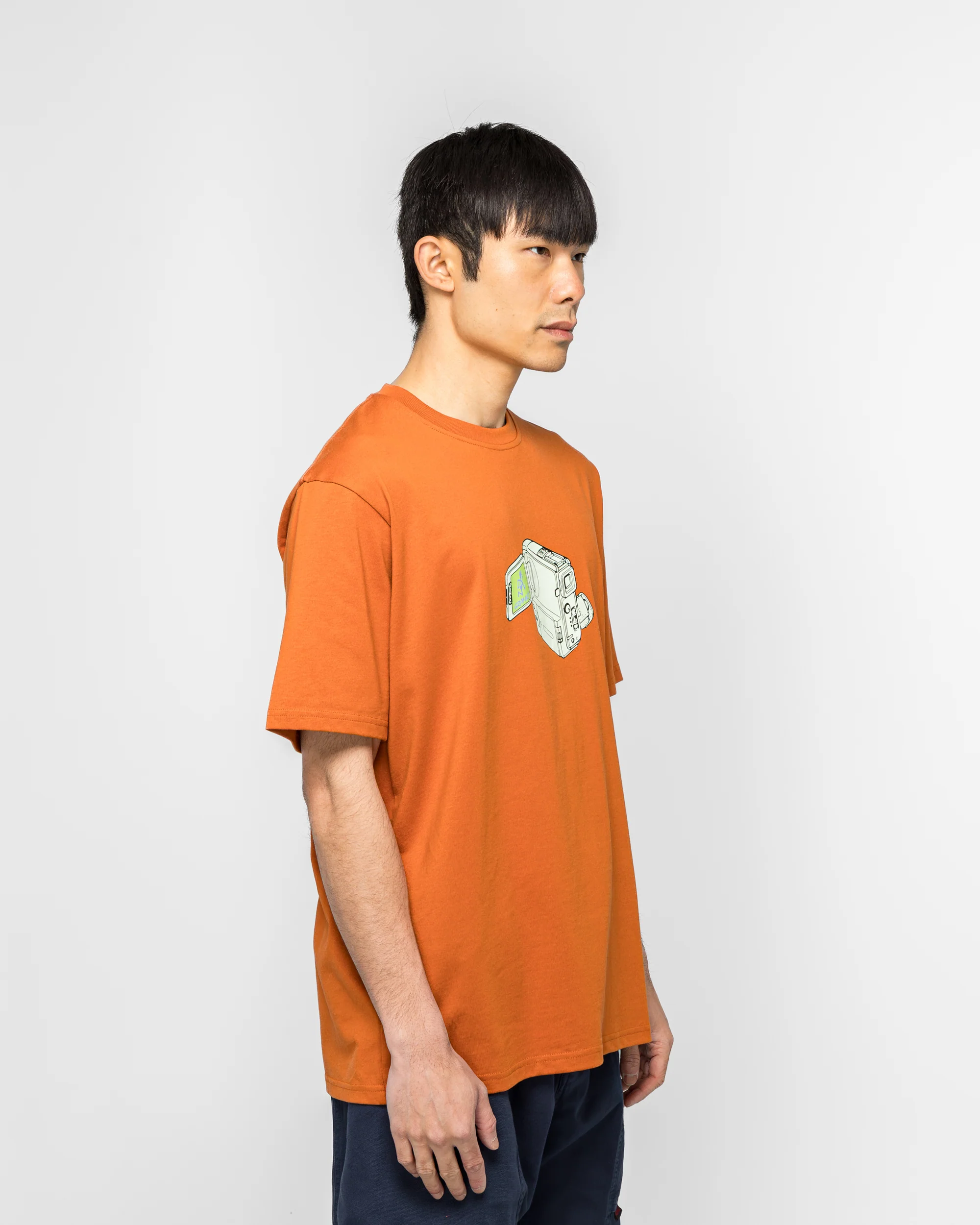Camcorder Tee - Burnt Orange - Image 3