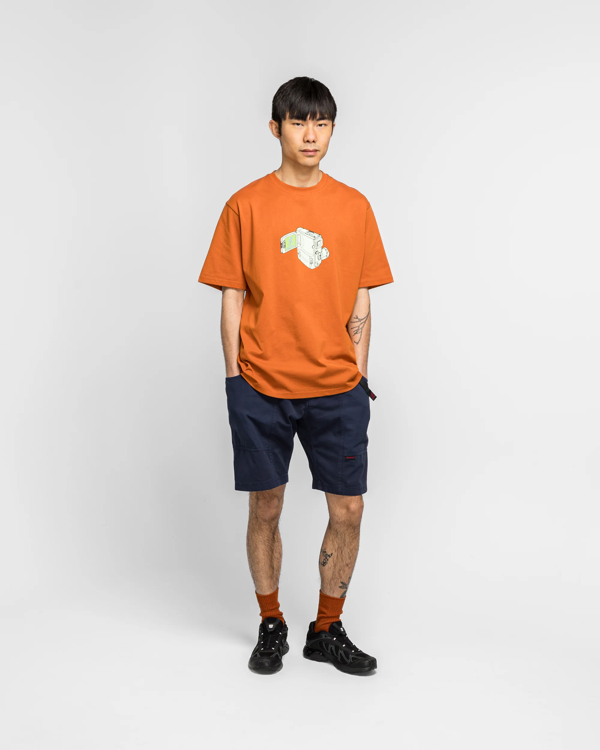 Camcorder Tee - Burnt Orange - Image 5
