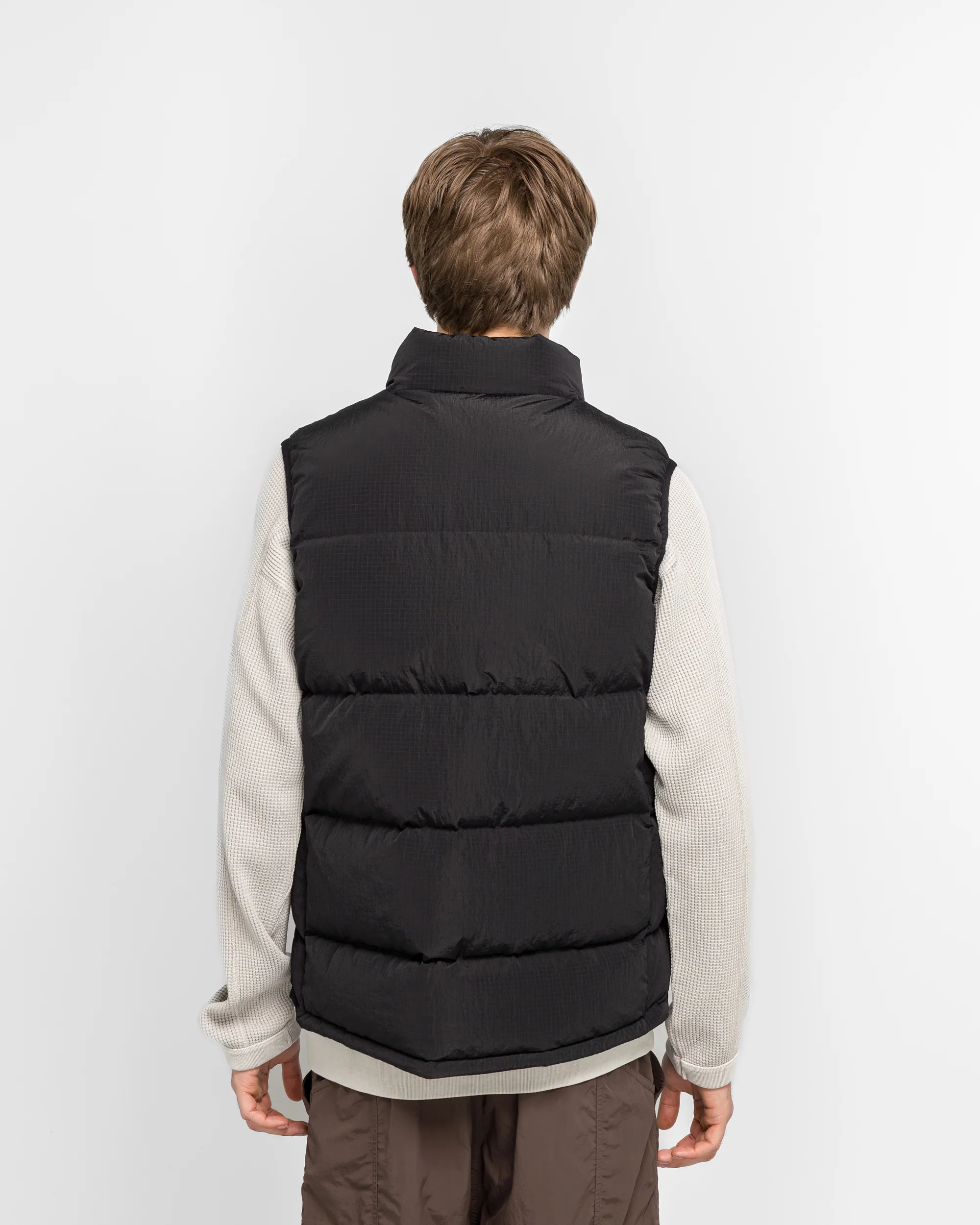 Down Puffer Vest - Black - Image 4