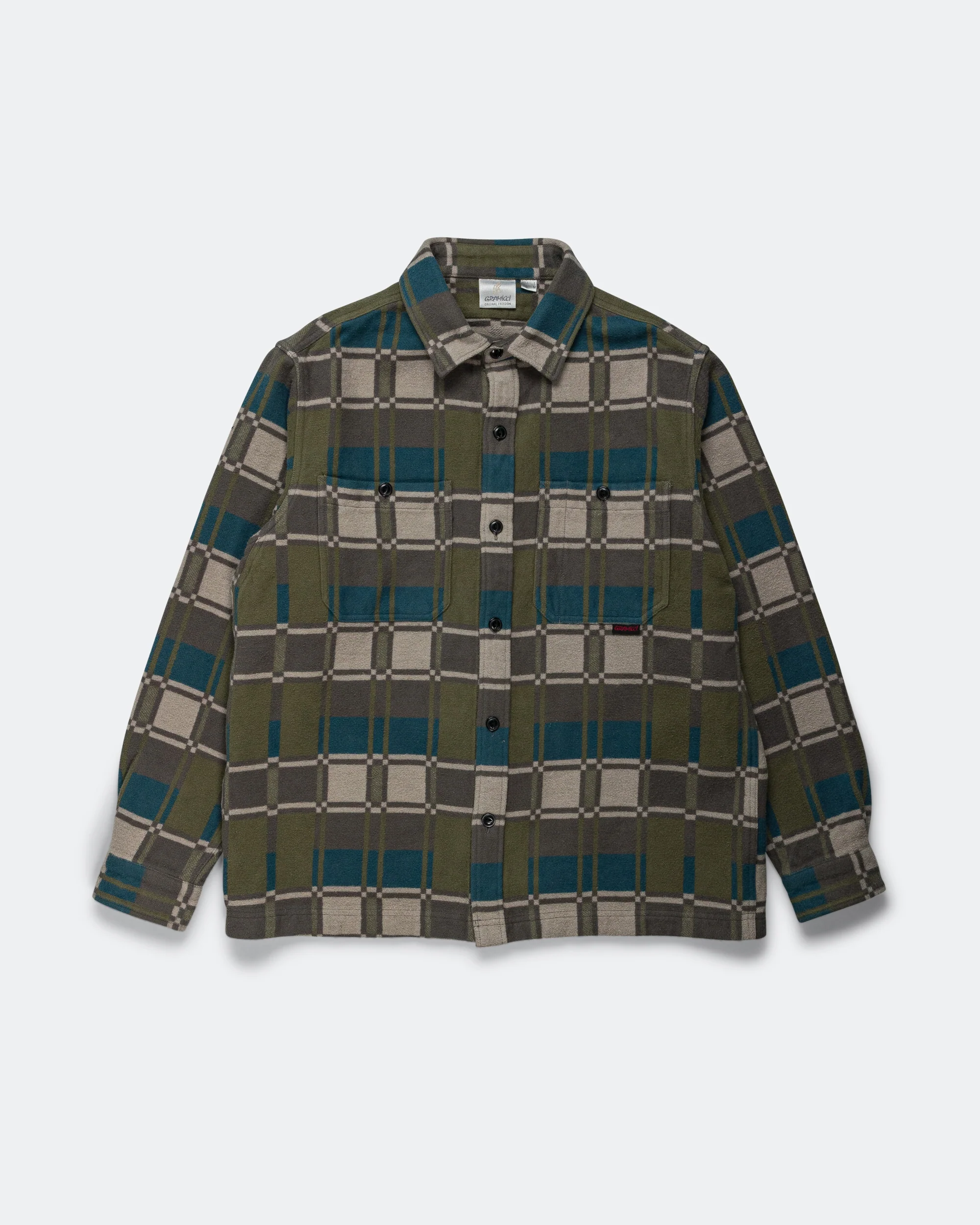 Flannel Anthony Shirt - Silver Check