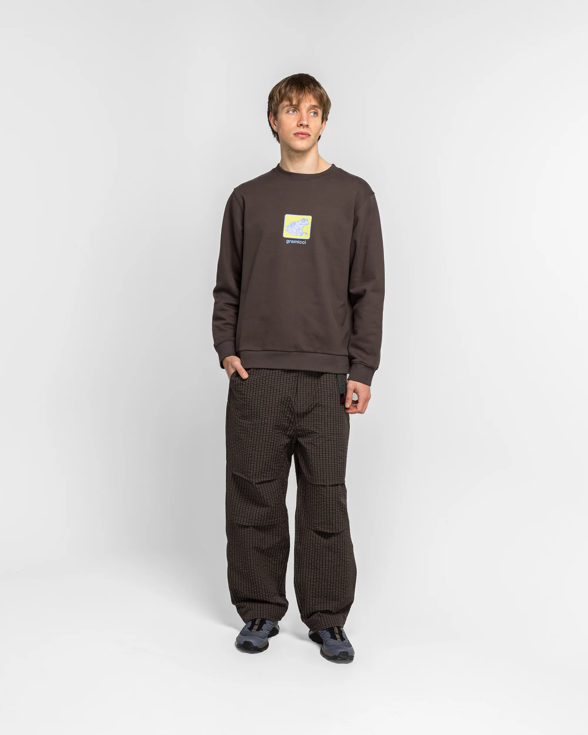 Northside Plaid Pant - Deep Brown - Image 5