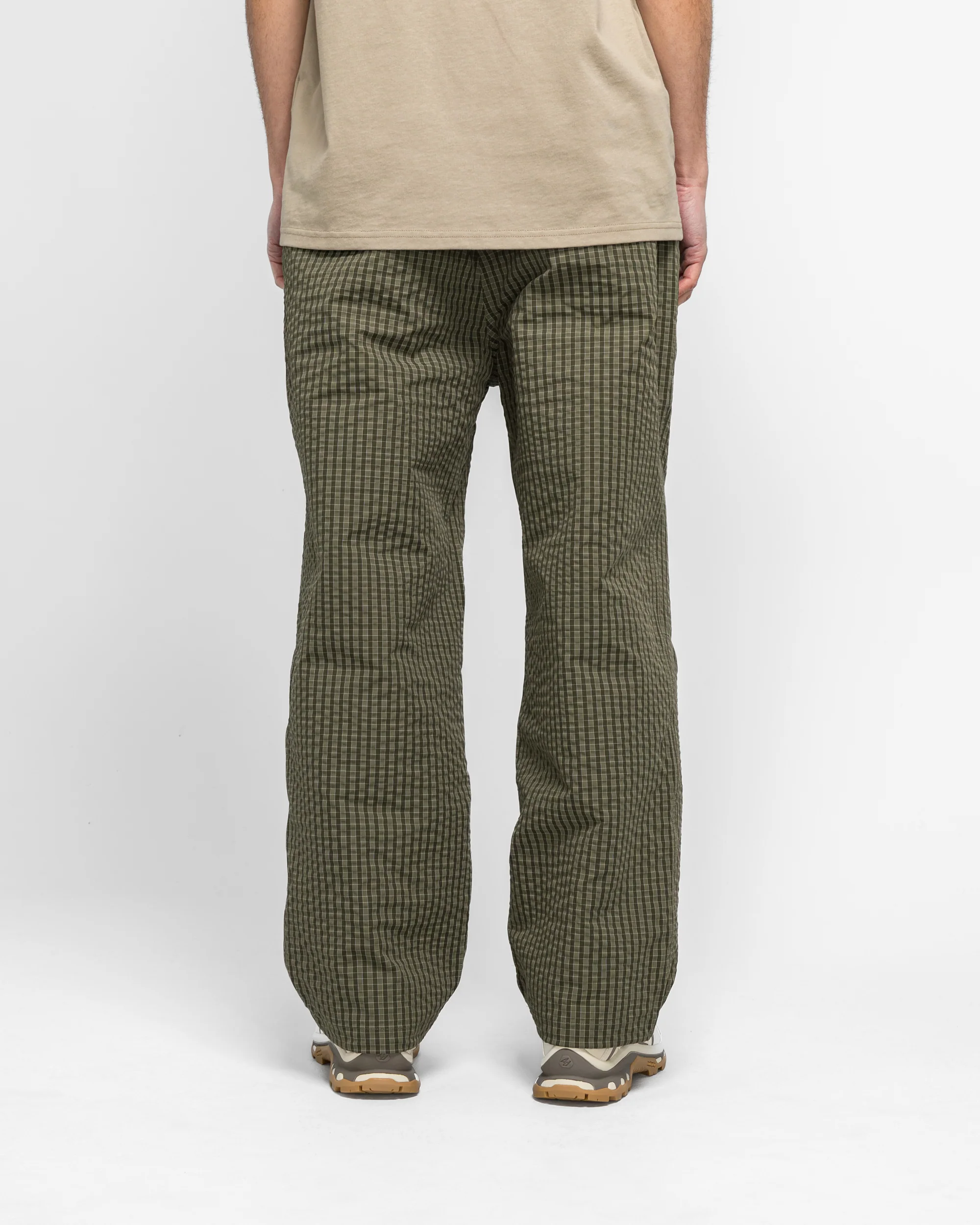 Northside Plaid Pant - Olive - Image 4