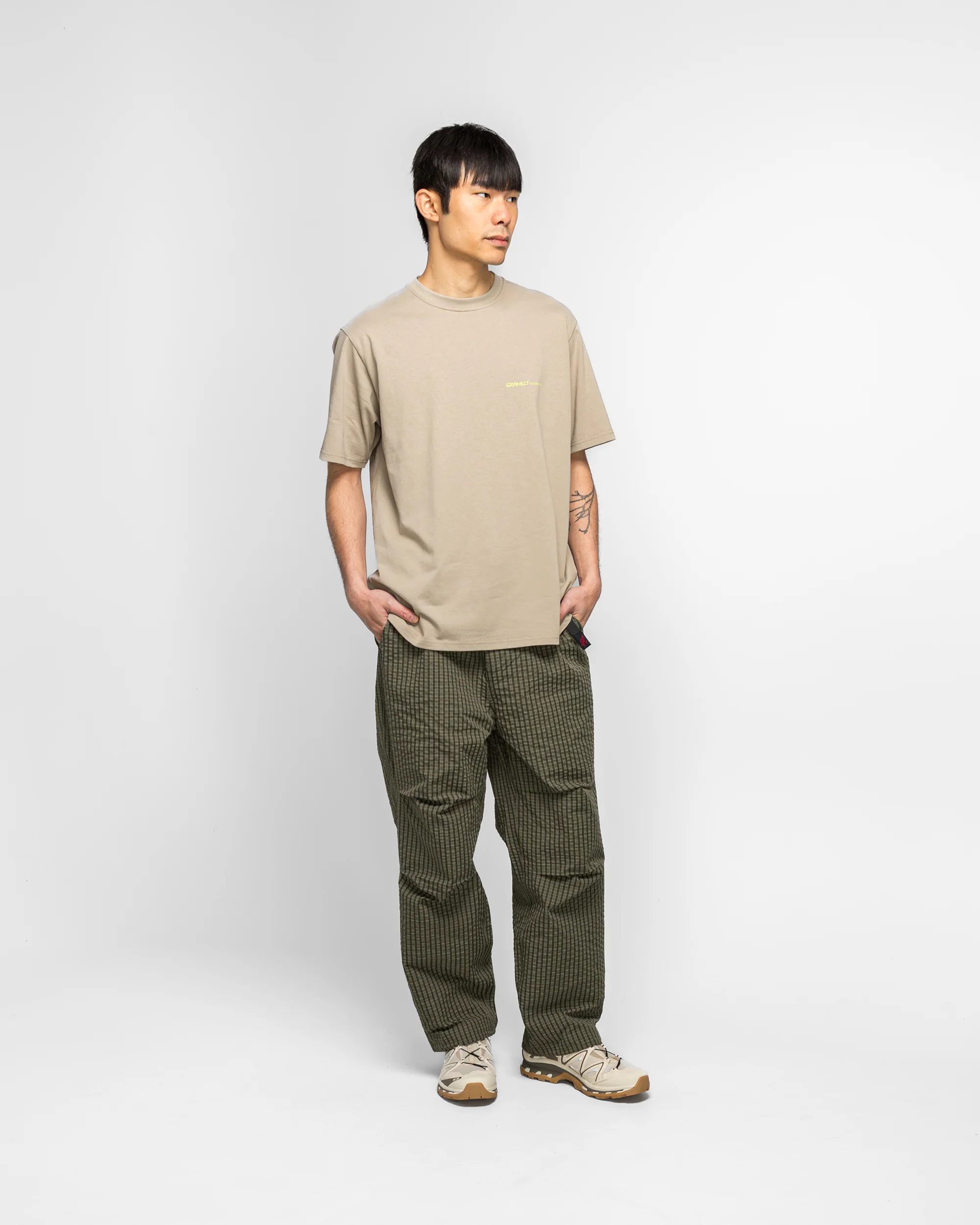 Northside Plaid Pant - Olive - Image 5