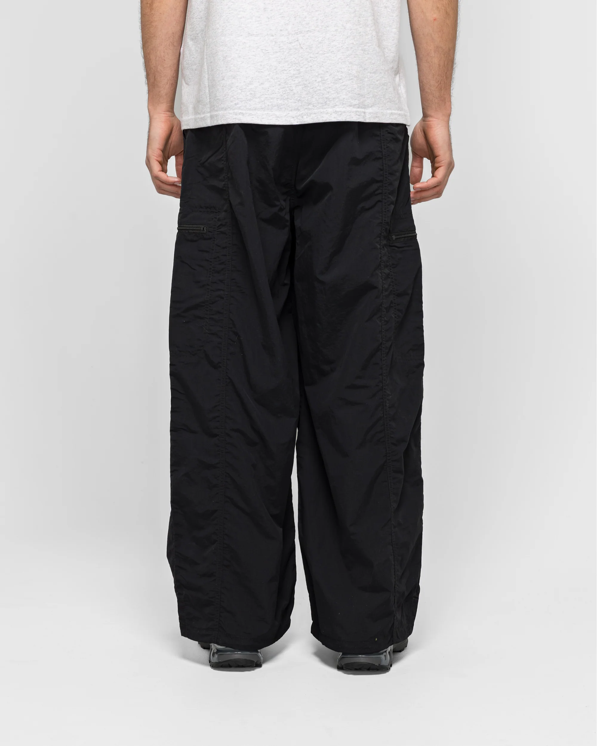Nylon Balloon Pant - Black - Image 4