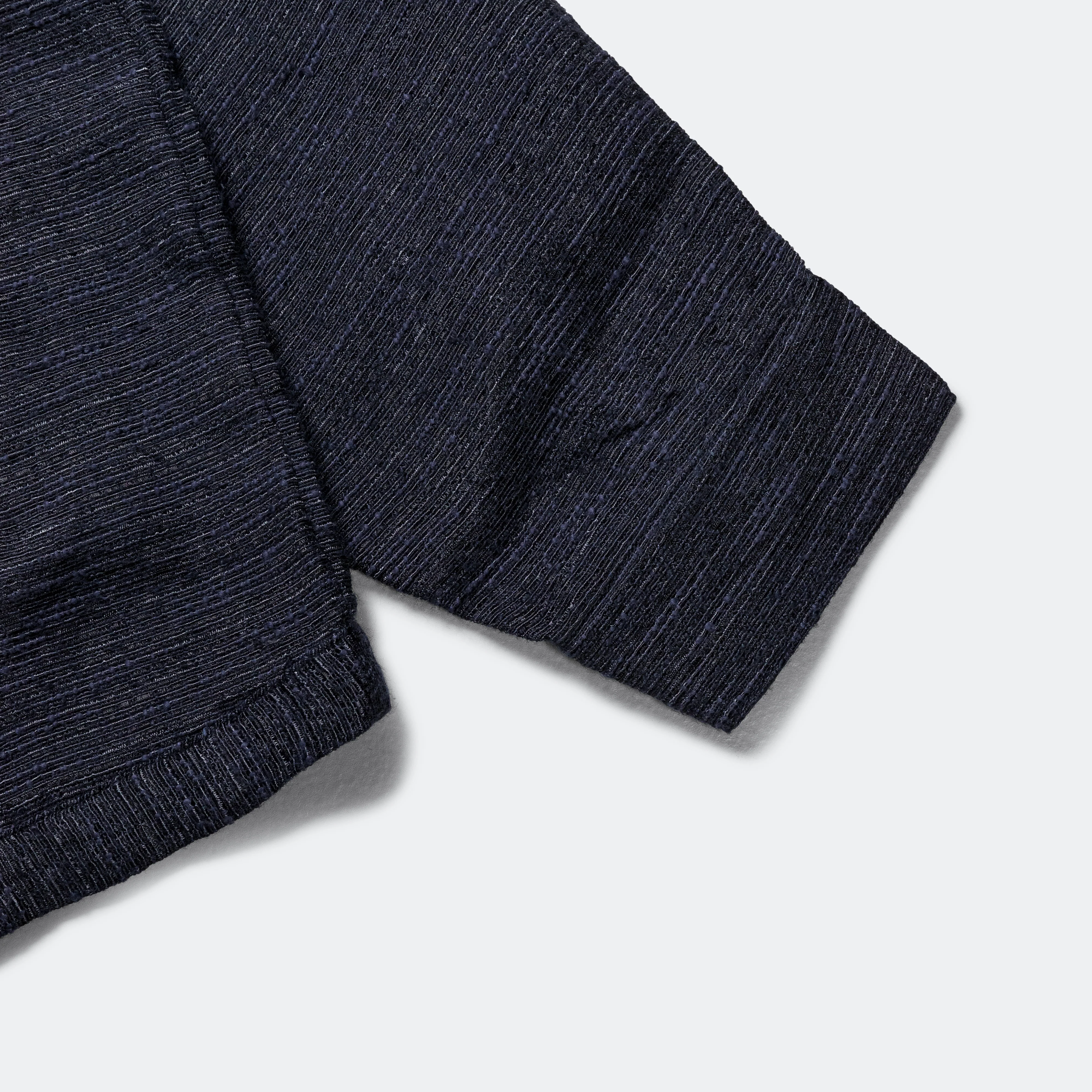 Harrington Jacket - Navy Tweed - Image 6