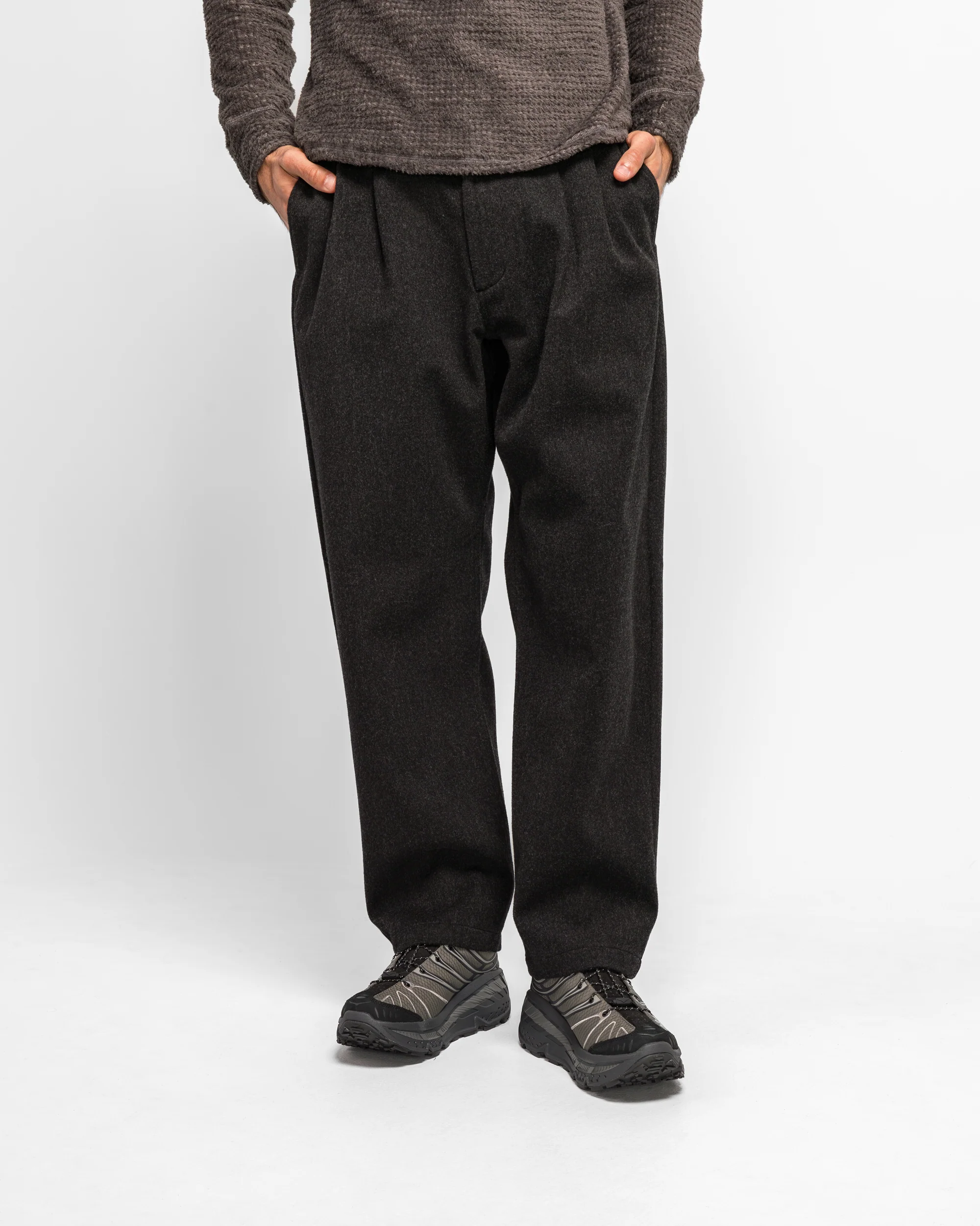 Shop Pant - Loro Piana Storm System 3L Wool Charcoal - Image 2