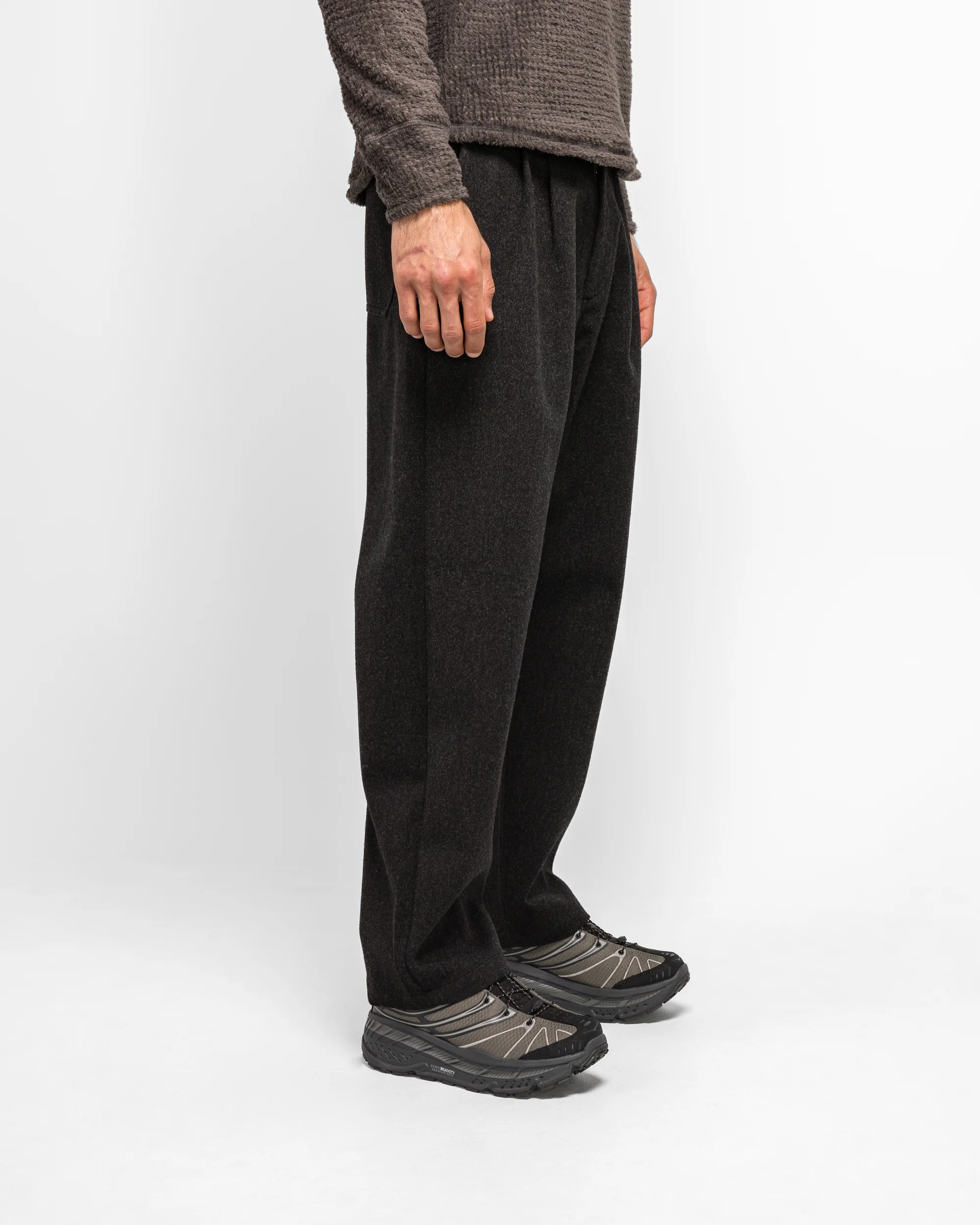 Shop Pant - Loro Piana Storm System 3L Wool Charcoal - Image 3