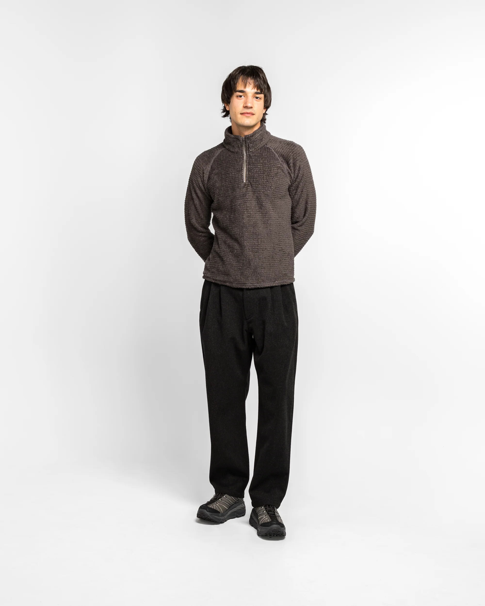 Shop Pant - Loro Piana Storm System 3L Wool Charcoal - Image 6