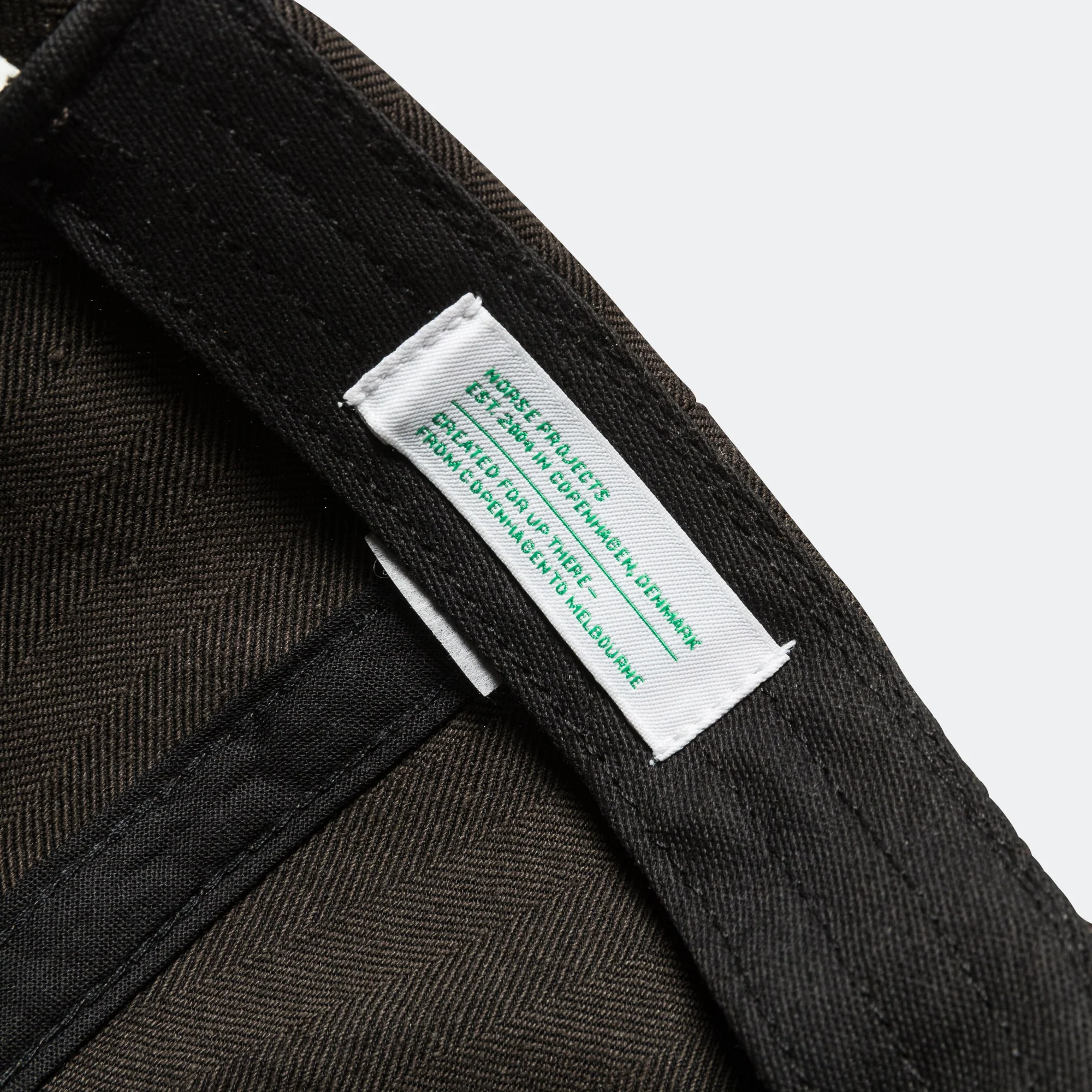 Herringbone 6-Panel Cap x UP THERE - Beech Green - Image 6