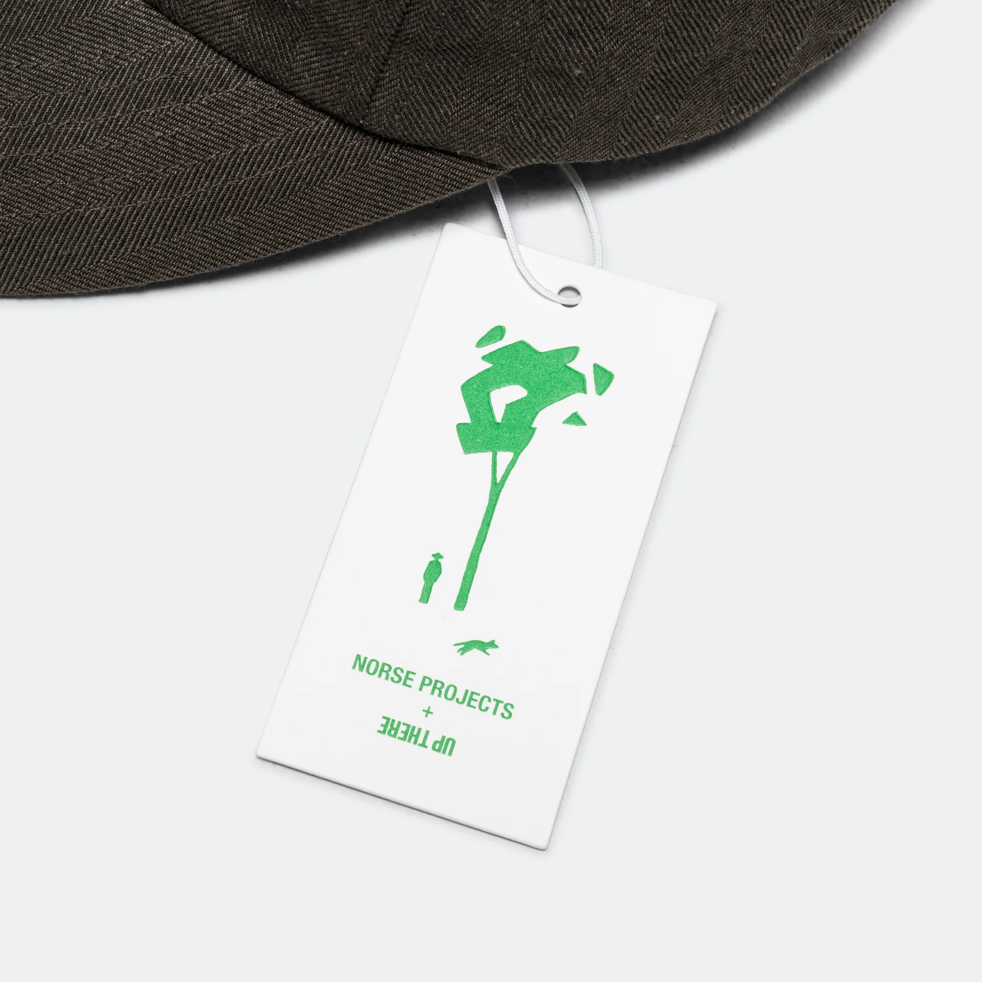 Herringbone 6-Panel Cap x UP THERE - Beech Green - Image 7