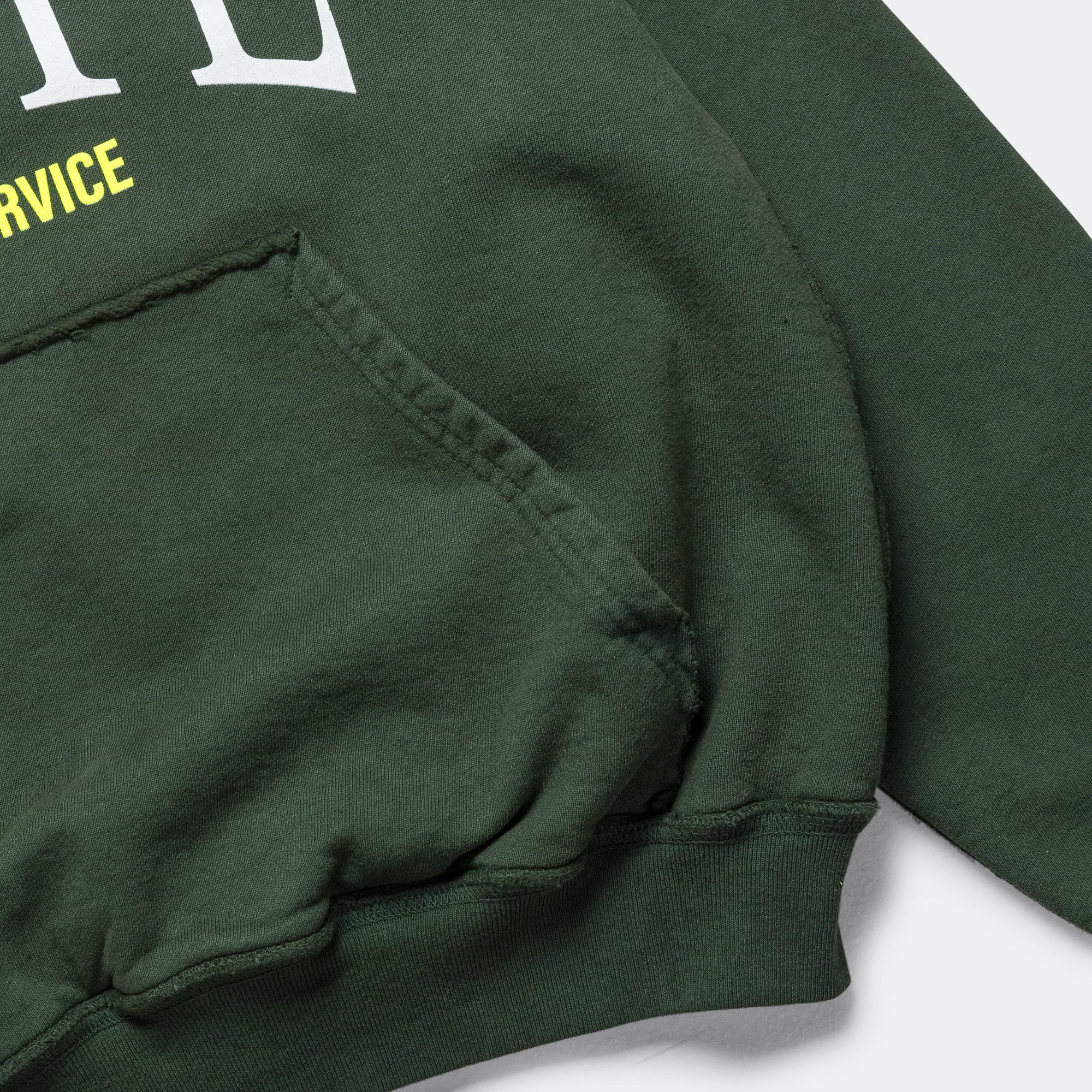 Hooded Sweatshirt x Race Service - British Racing Green - Image 5