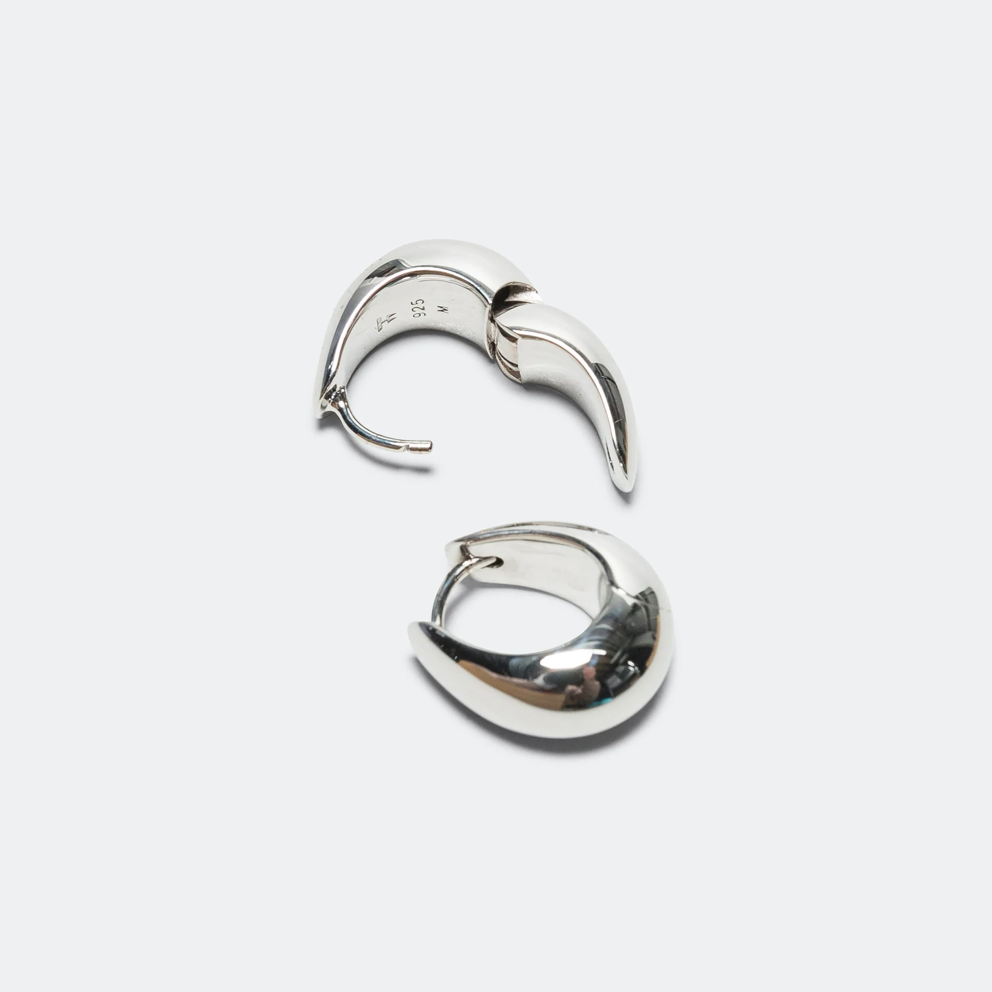 Ice Hoops Small - 925 Silver - Image 3
