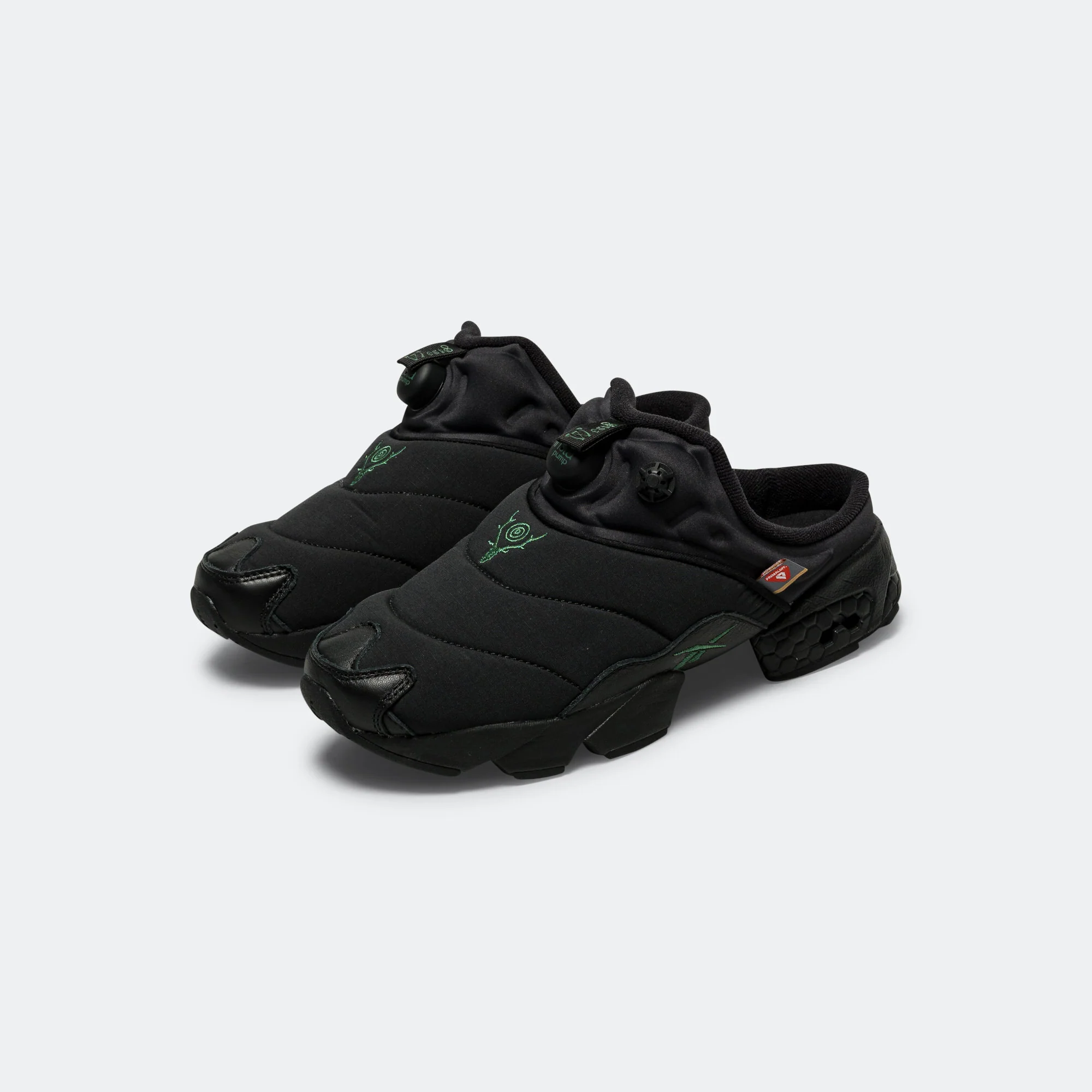 Instapump Fury Mule x South2 West8 - Black/Green - Image 2