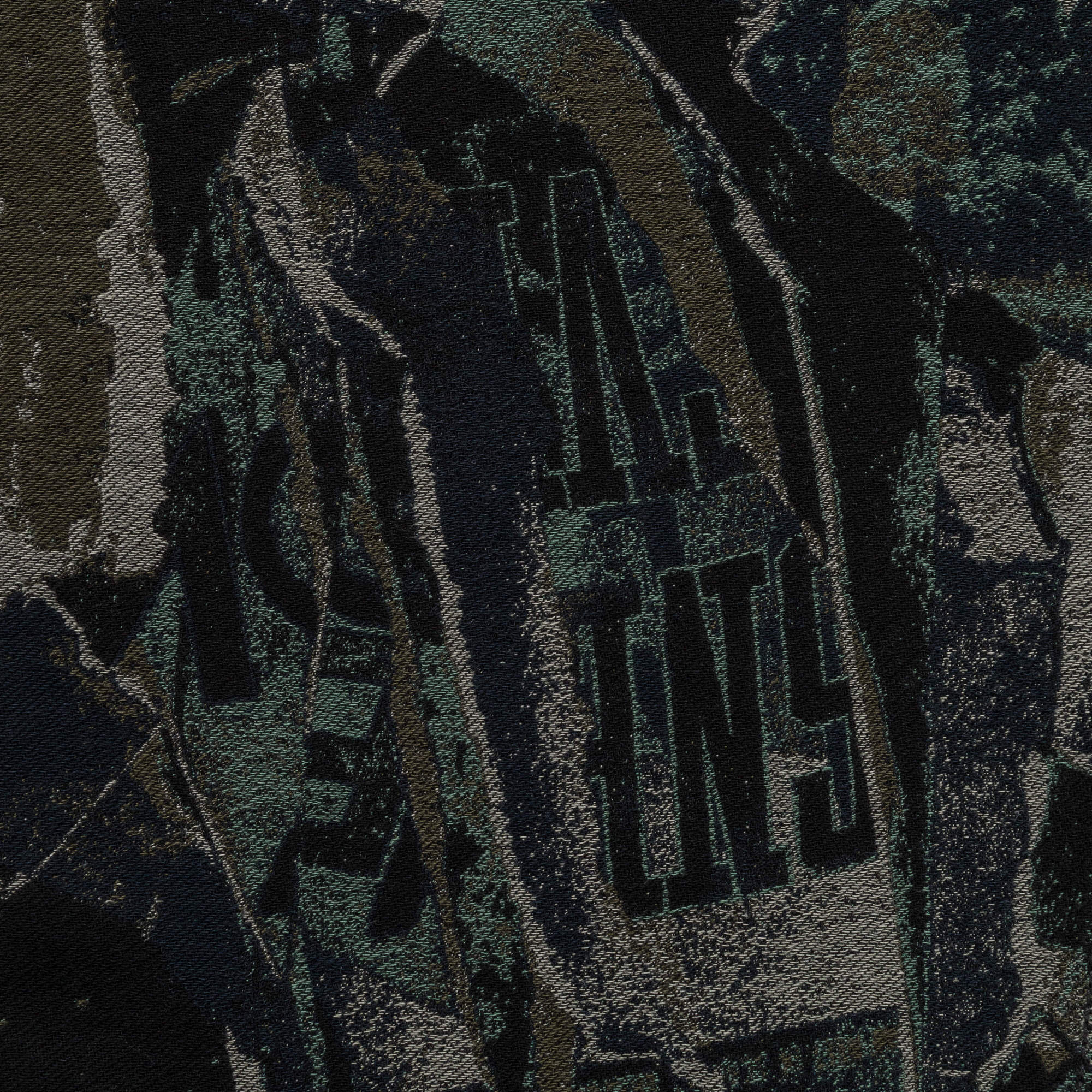 Jacquard Loose Pant - Black - Image 5