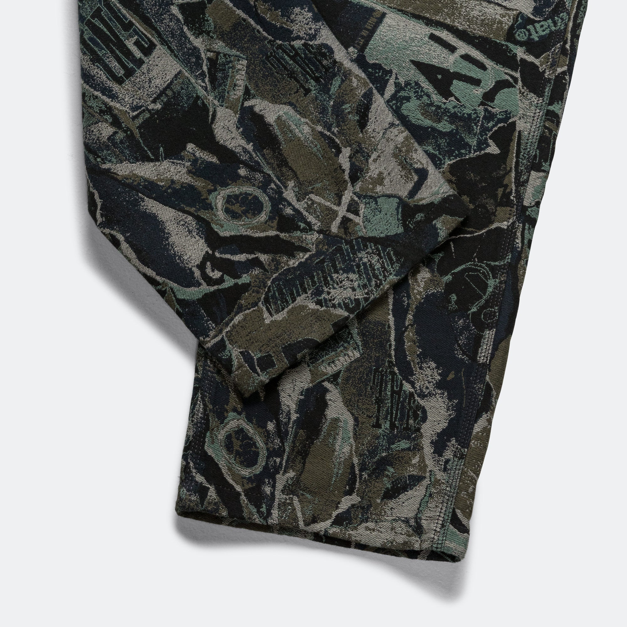 Jacquard Loose Pant - Black - Image 7
